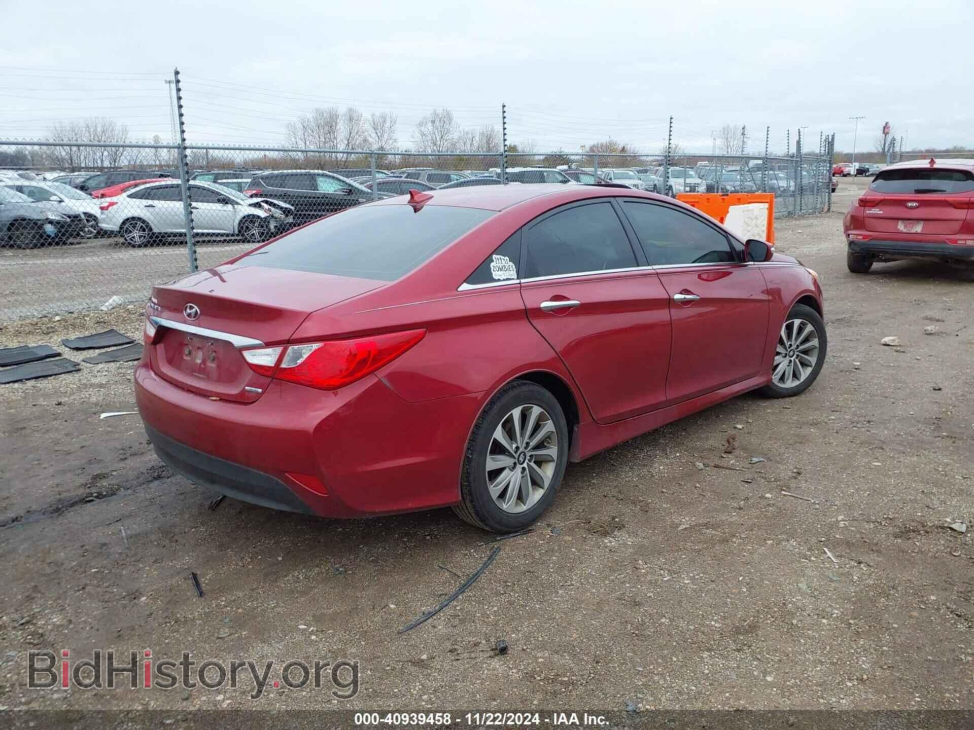 2014 HYUNDAI SONATA - VIN: 5NPEC4AC7EH835830 - Фото 4