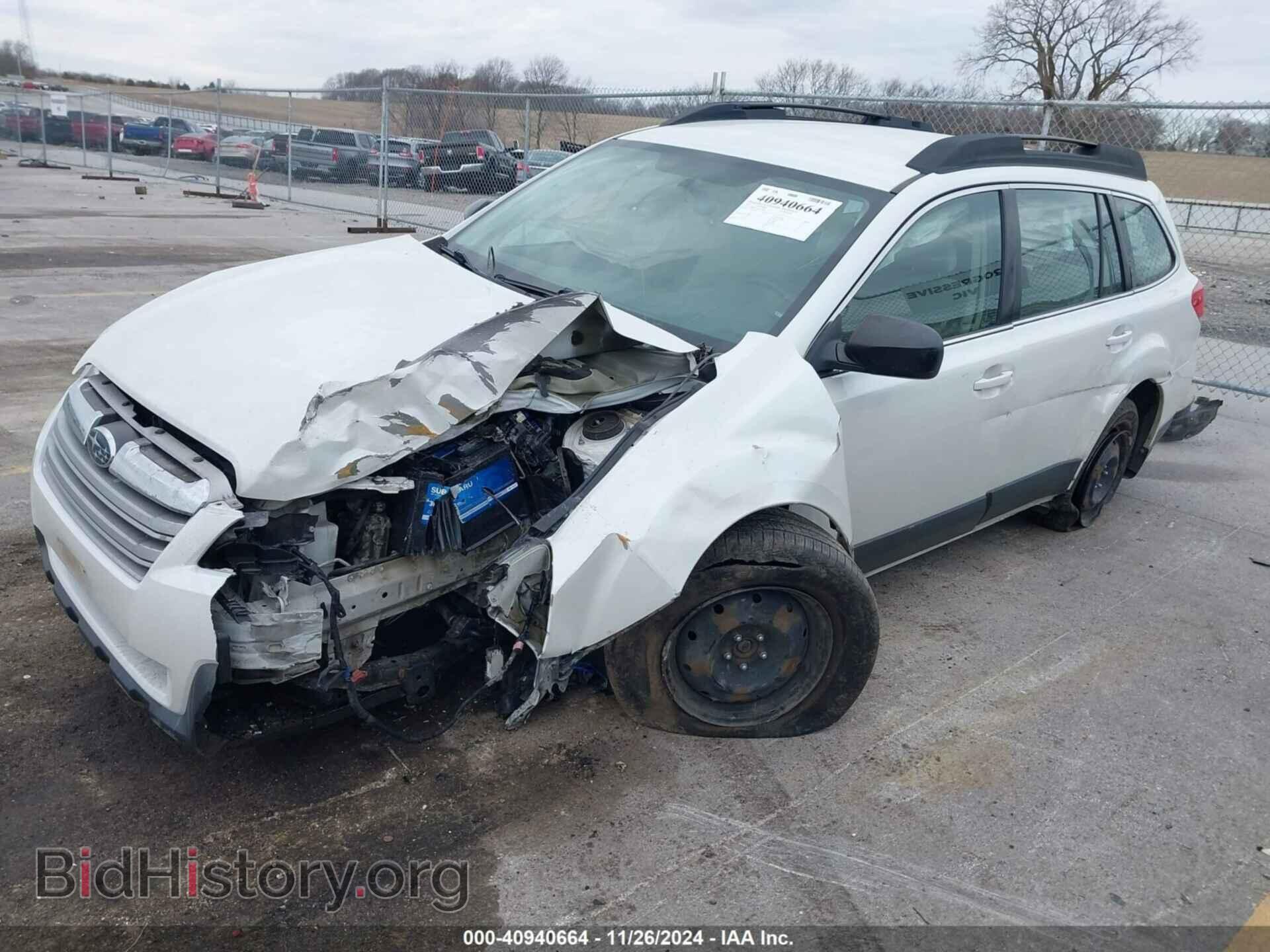 2013 SUBARU OUTBACK - VIN: 4S4BRCAC4D3312041 - Фото 2