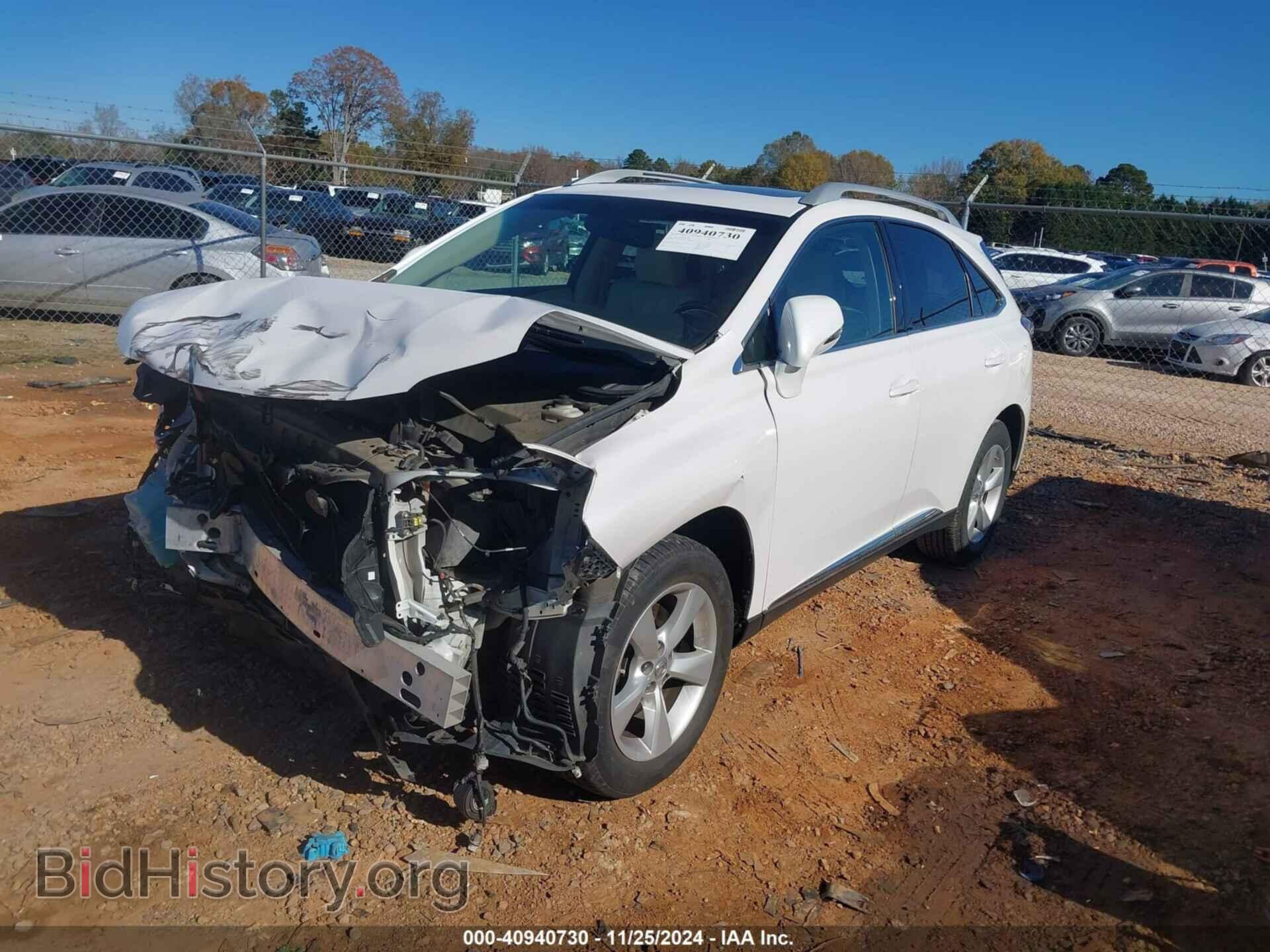 2013 LEXUS RX 350 - VIN: 2T2BK1BA6DC204159 - Фото 2