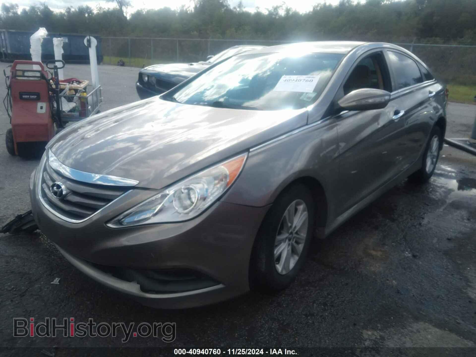 2014 HYUNDAI SONATA - VIN: 5NPEB4AC0EH891451 - Фото 2
