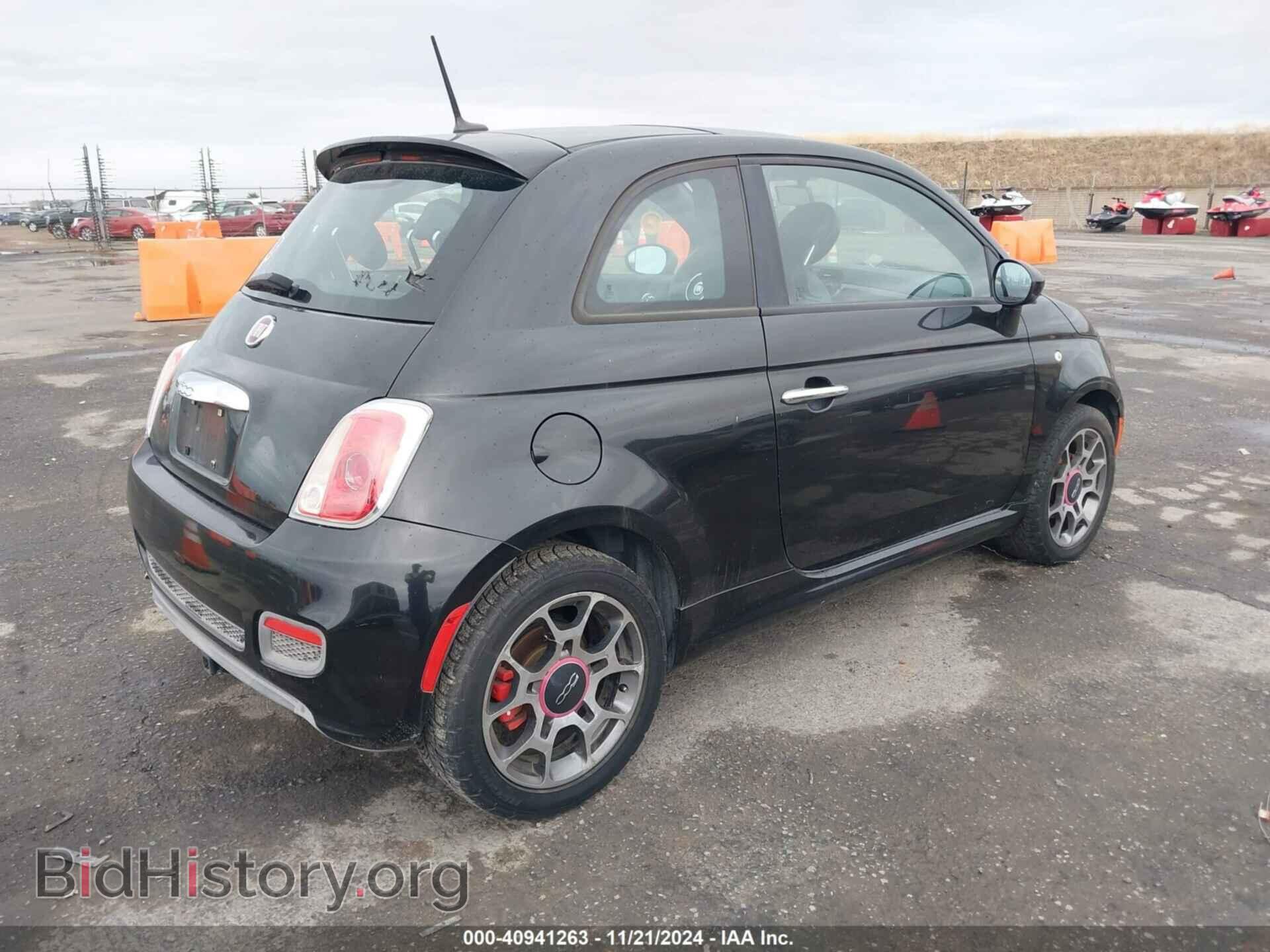 2012 FIAT 500 - VIN: 3C3CFFBR6CT100500 - Фото 4