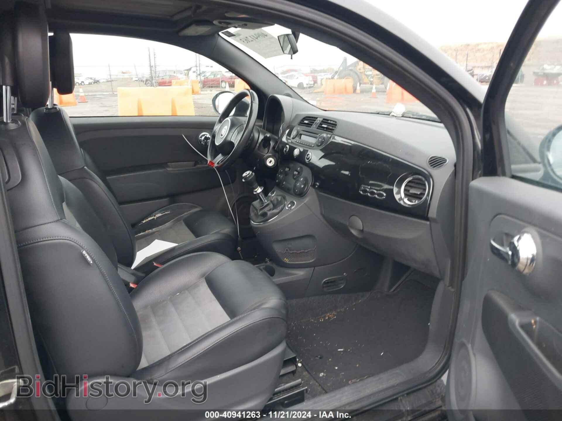 2012 FIAT 500 - VIN: 3C3CFFBR6CT100500 - Фото 5