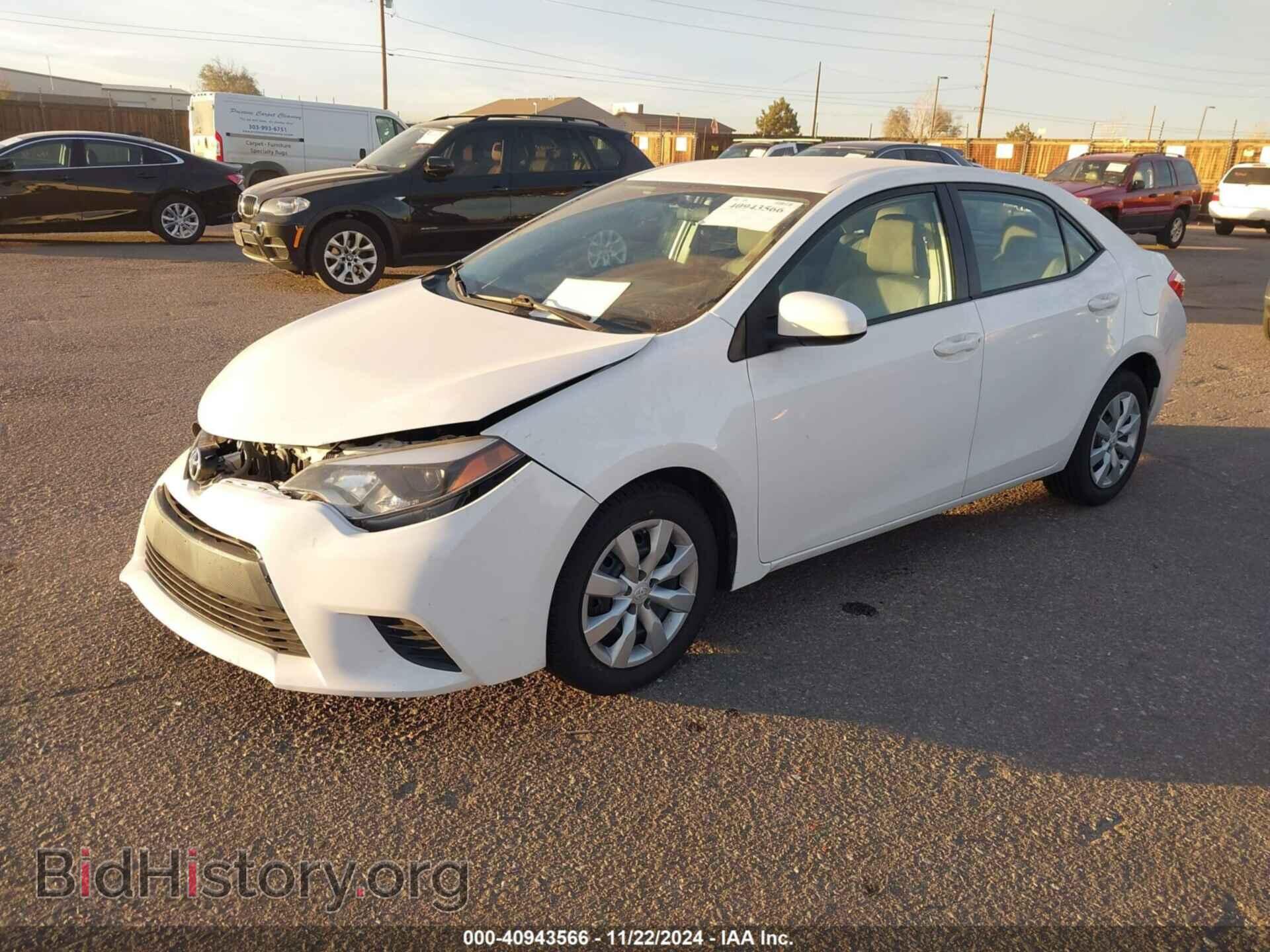 2014 TOYOTA COROLLA - VIN: 5YFBURHEXEP134285 - Фото 2