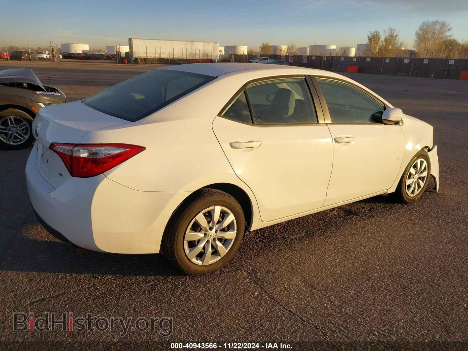 2014 TOYOTA COROLLA - VIN: 5YFBURHEXEP134285 - Фото 4