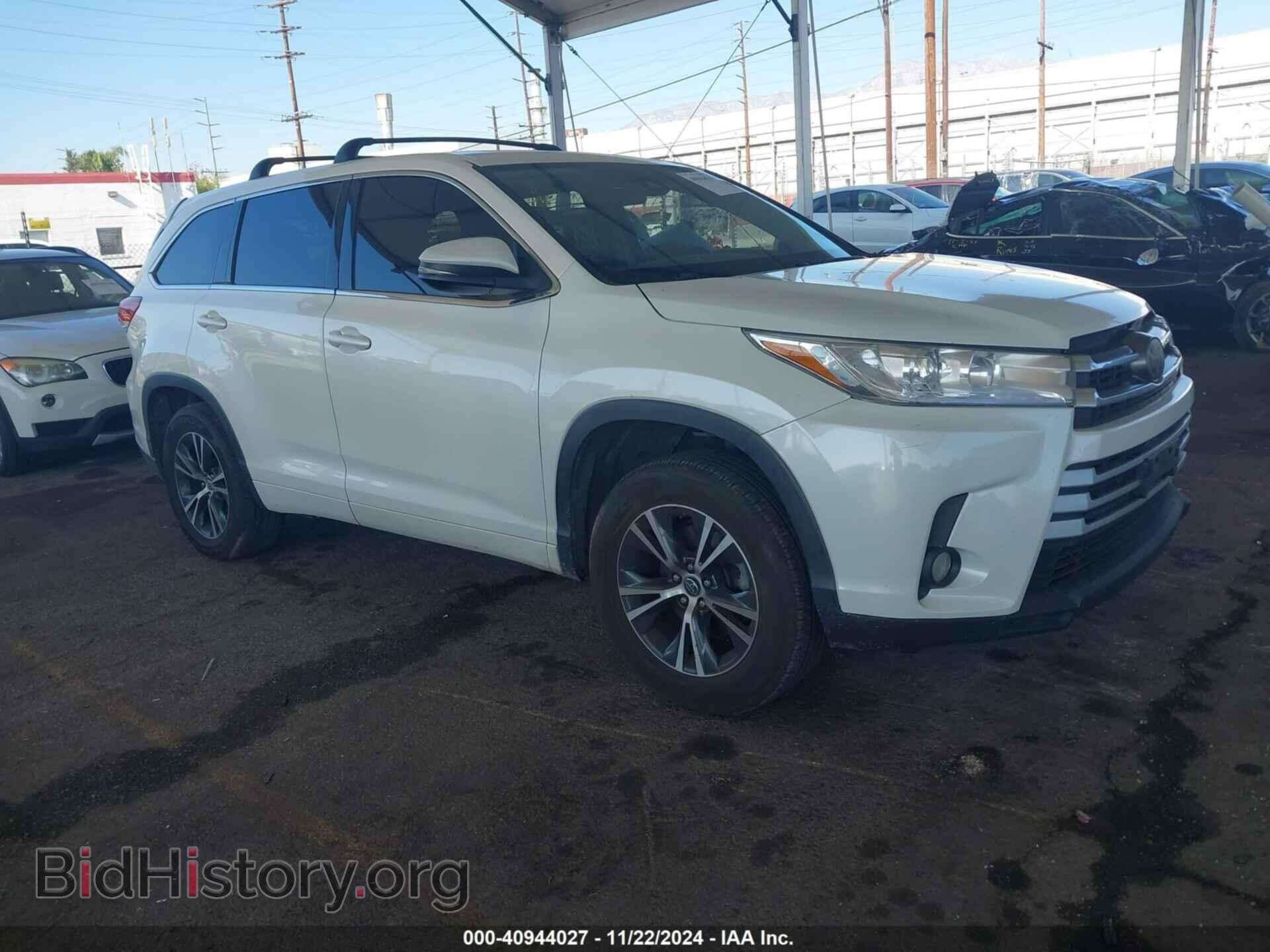 Фотография 5TDZZRFH5HS218703 - TOYOTA HIGHLANDER 2017