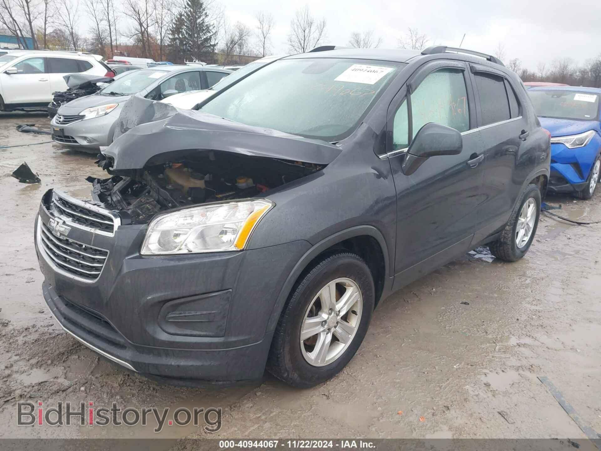 2016 CHEVROLET TRAX - VIN: 3GNCJLSB8GL274884 - Фото 2