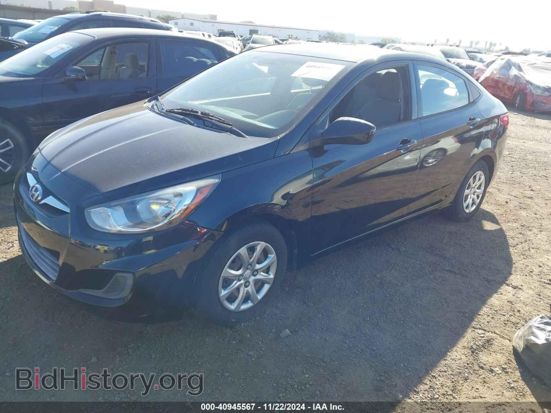 2013 HYUNDAI ACCENT - VIN: KMHCT4AE1DU494692 - Фото 2