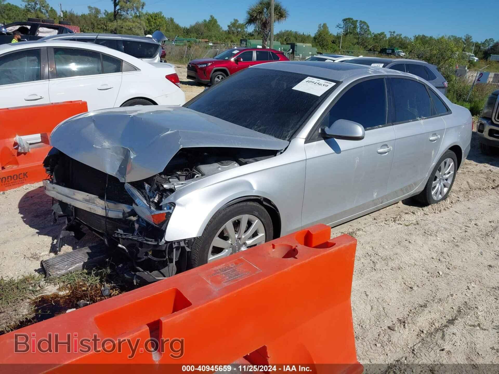 2013 AUDI A4 - VIN: WAUAFAFL4DN046737 - Фото 2