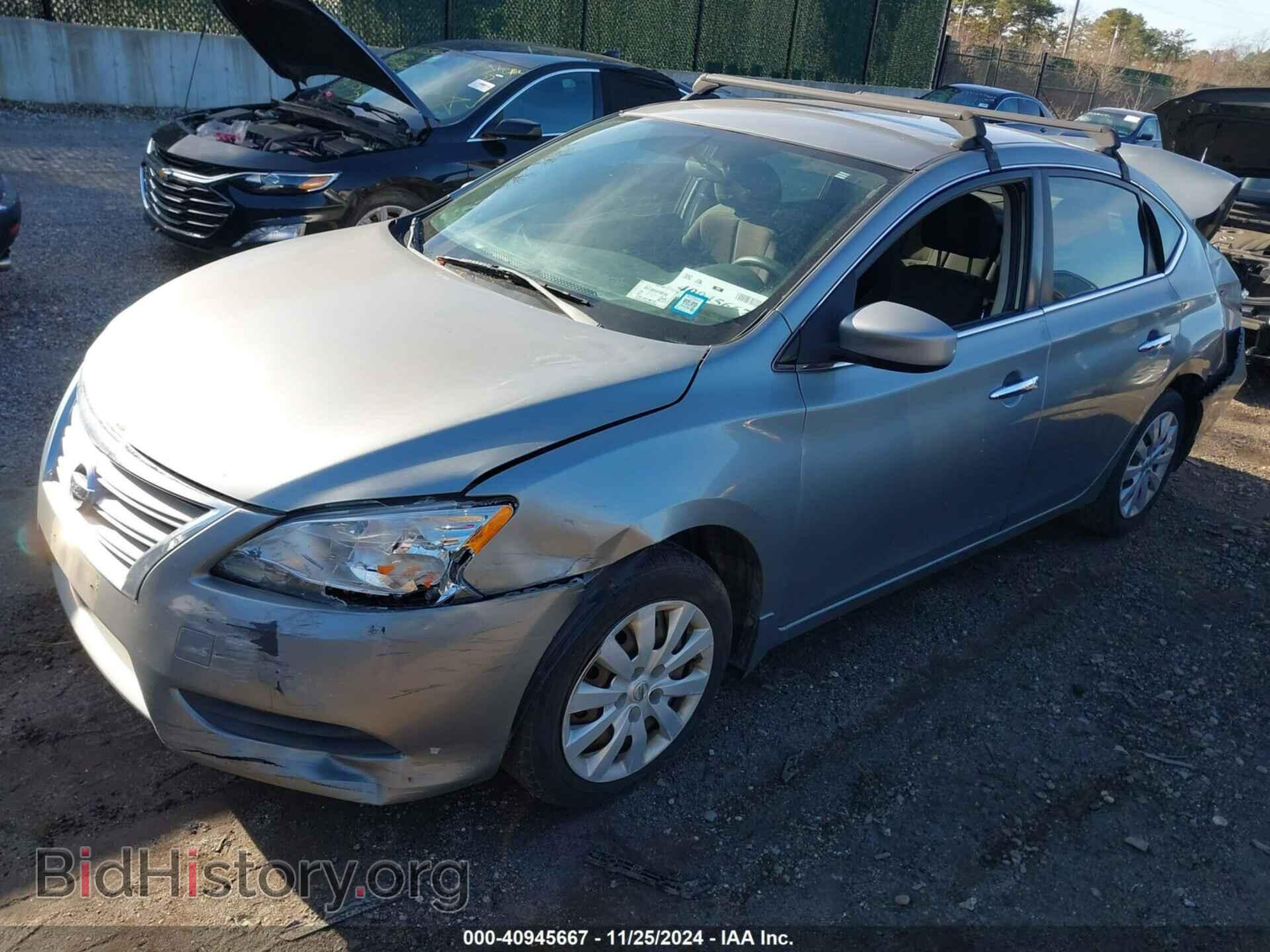2014 NISSAN SENTRA - VIN: 3N1AB7AP8EL687695 - Фото 2
