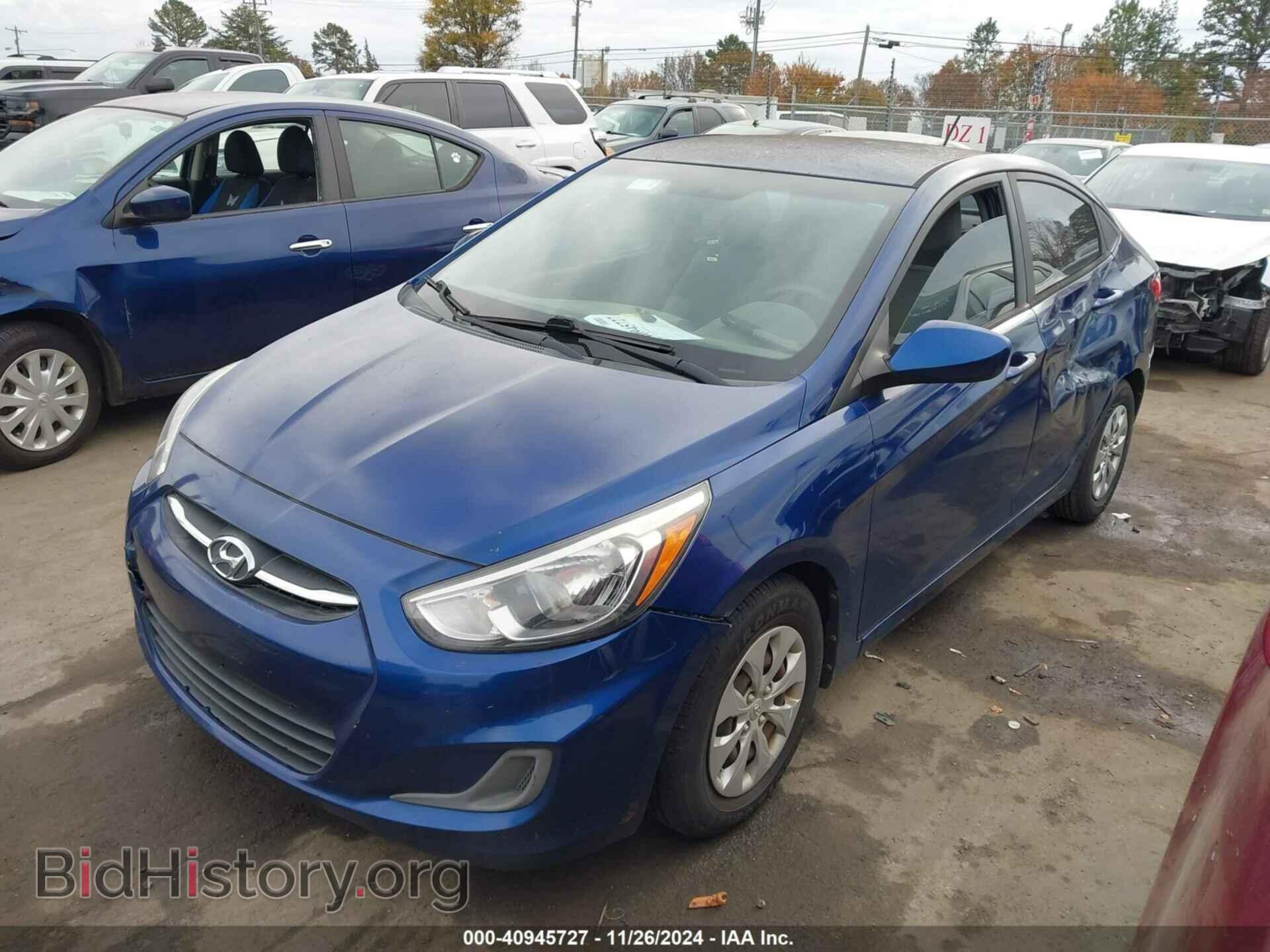 2016 HYUNDAI ACCENT - VIN: KMHCT4AE1GU972954 - Фото 2