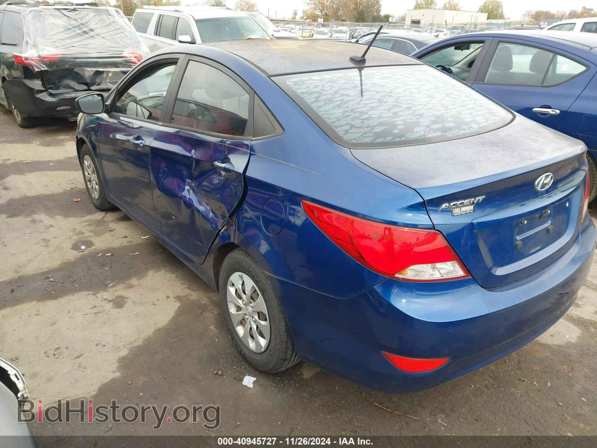 2016 HYUNDAI ACCENT - VIN: KMHCT4AE1GU972954 - Фото 3