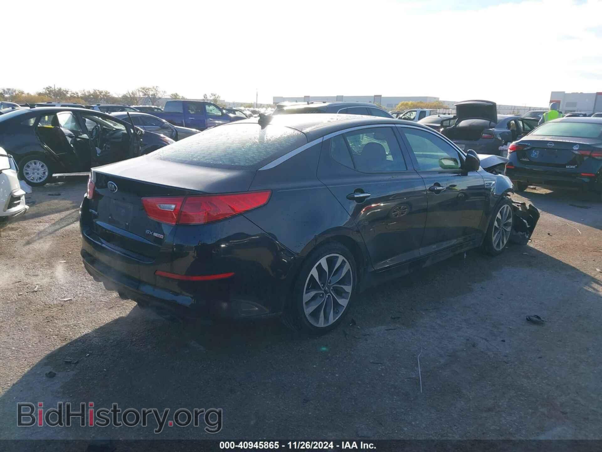 2015 KIA OPTIMA - VIN: 5XXGR4A64FG501723 - Фото 4