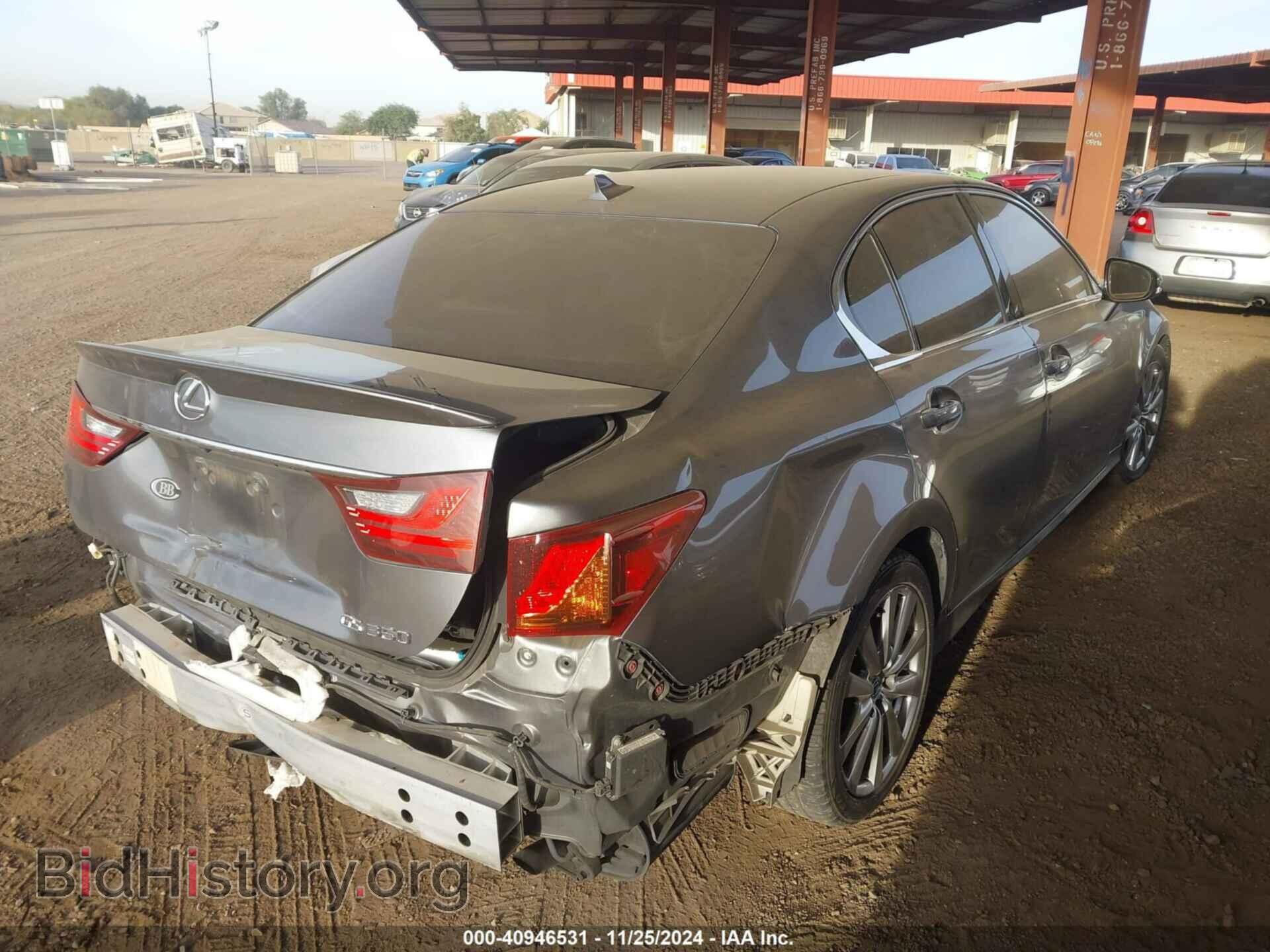 2014 LEXUS GS 350 - VIN: JTHBE1BLXE5039520 - Фото 4