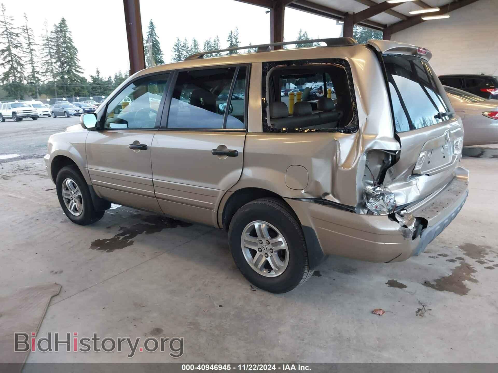 2005 HONDA PILOT - VIN: 2HKYF18565H573891 - Фото 3