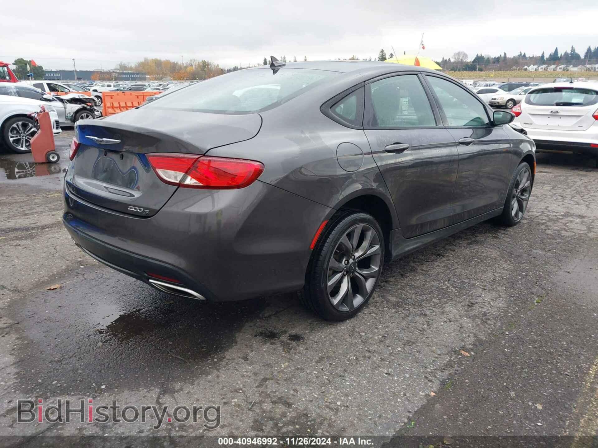 2015 CHRYSLER 200 - VIN: 1C3CCCBG7FN533396 - Фото 4
