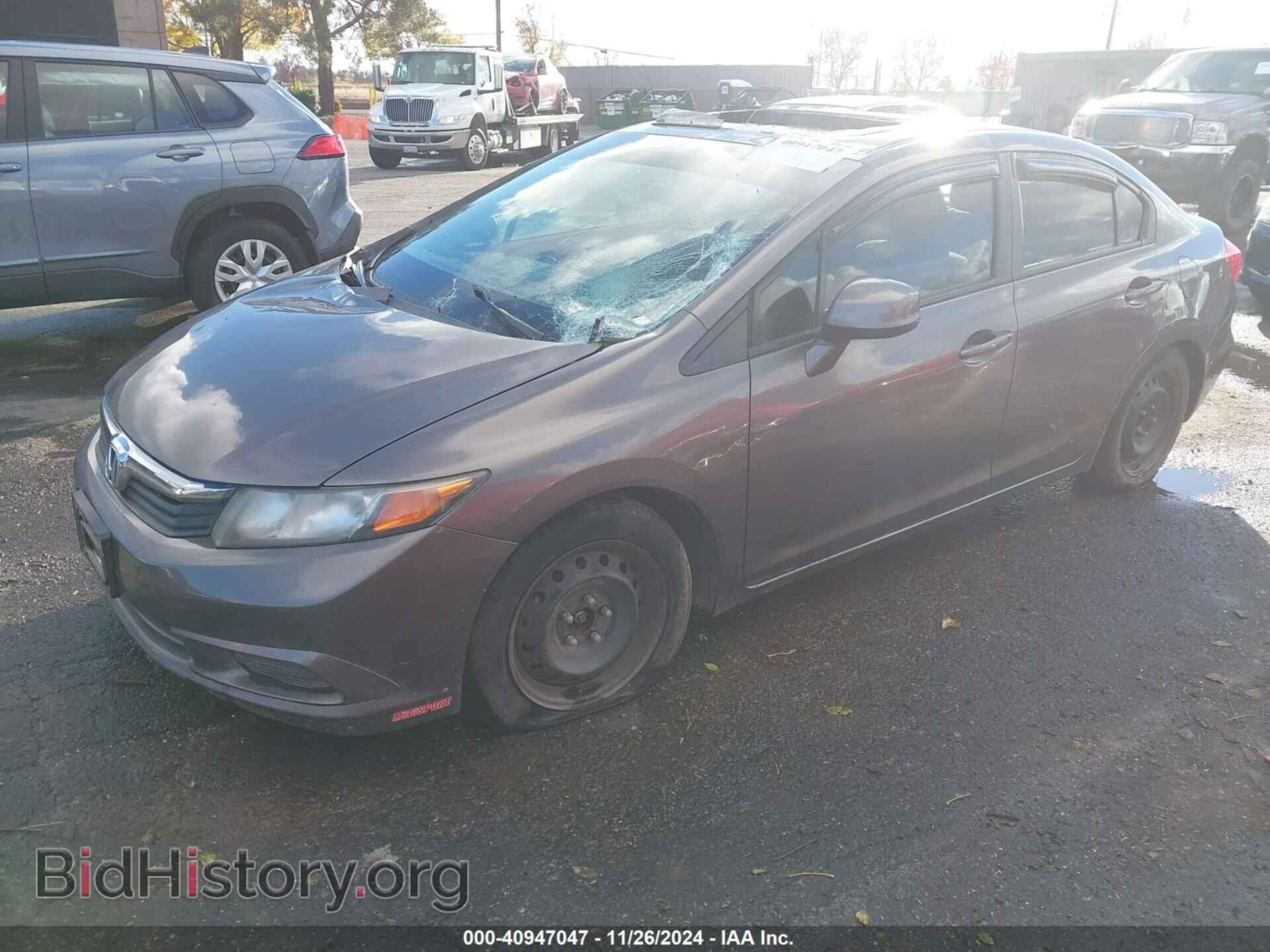 2012 HONDA CIVIC - VIN: 19XFB2F81CE332036 - Фото 2