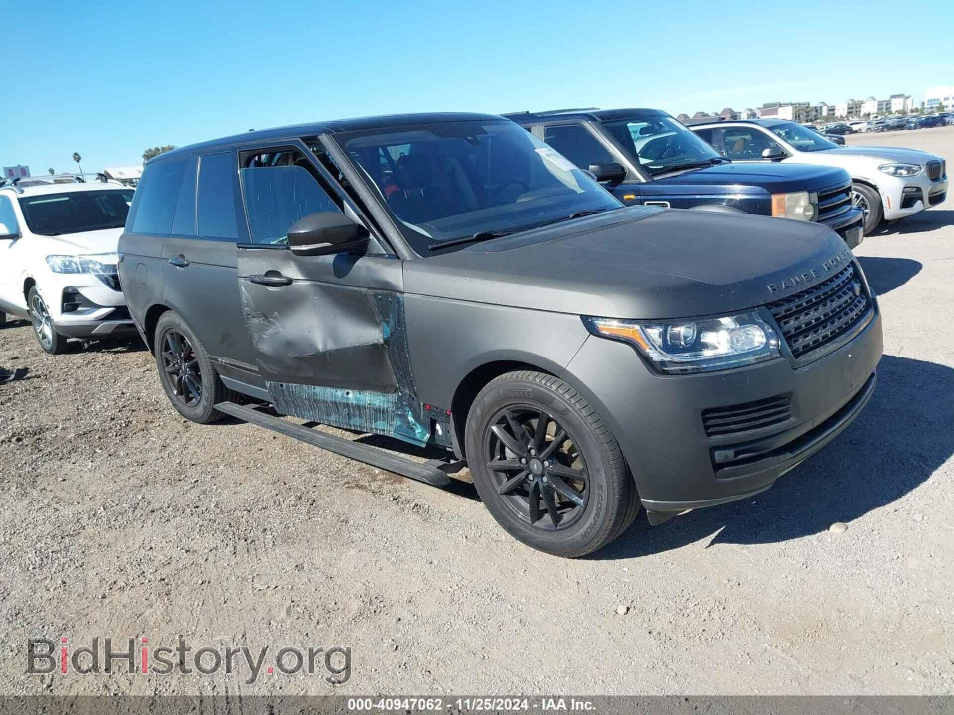 Фотография SALGS2KF4GA290603 - LAND ROVER RANGE ROVER 2016