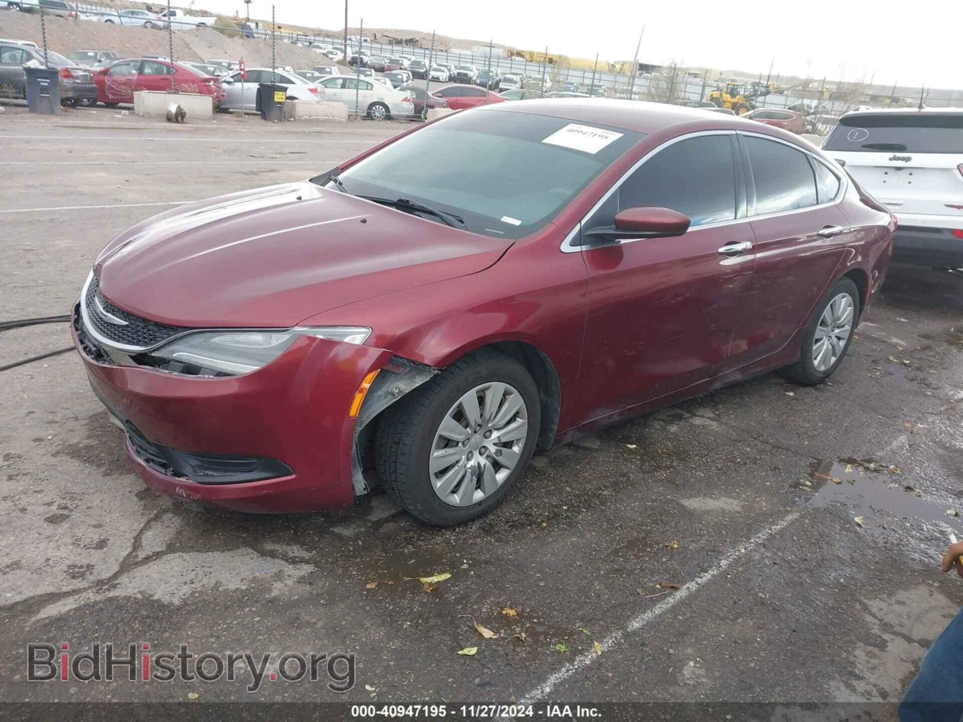 2016 CHRYSLER 200 - VIN: 1C3CCCFB2GN100522 - Фото 2