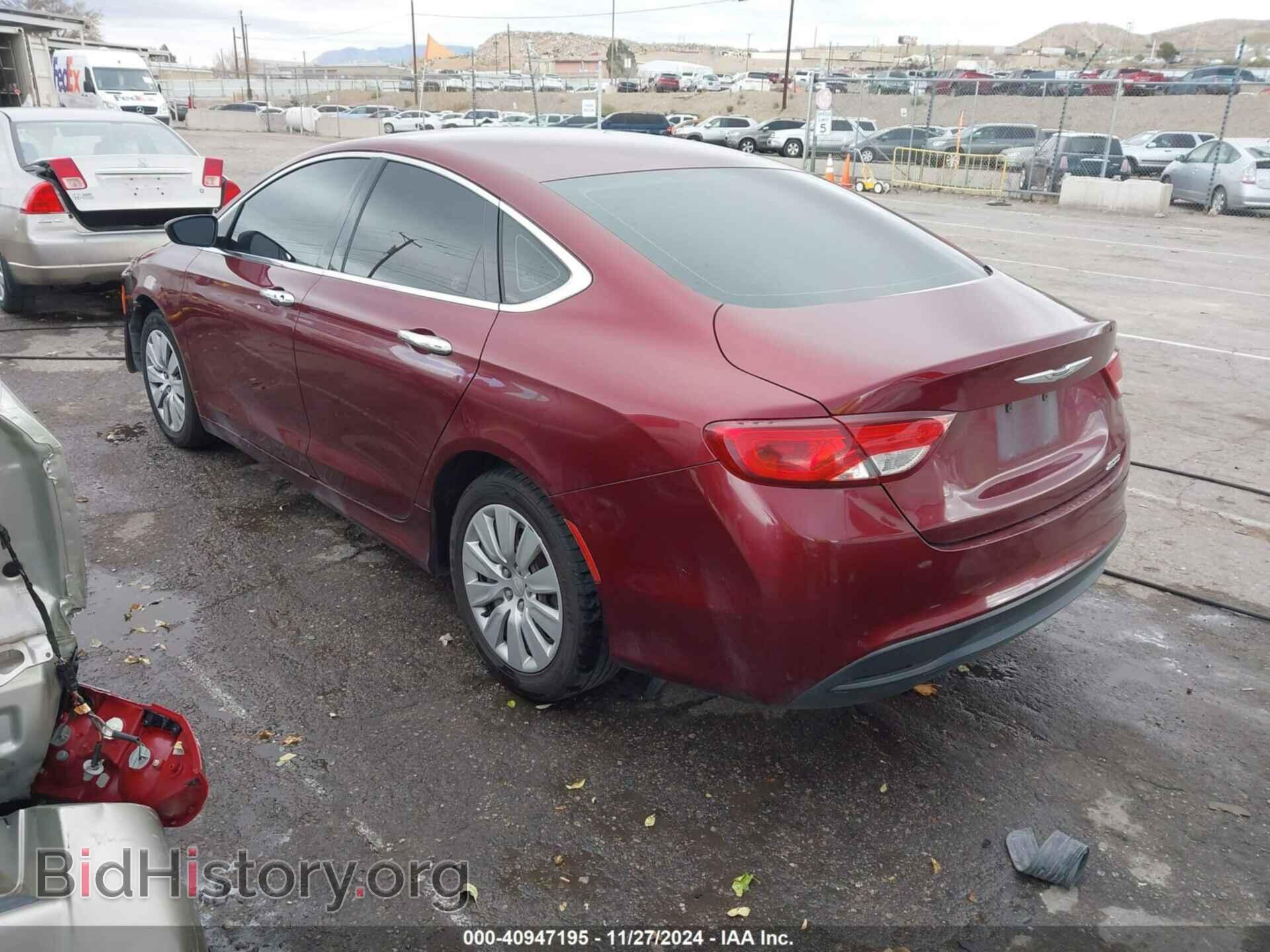 2016 CHRYSLER 200 - VIN: 1C3CCCFB2GN100522 - Фото 3