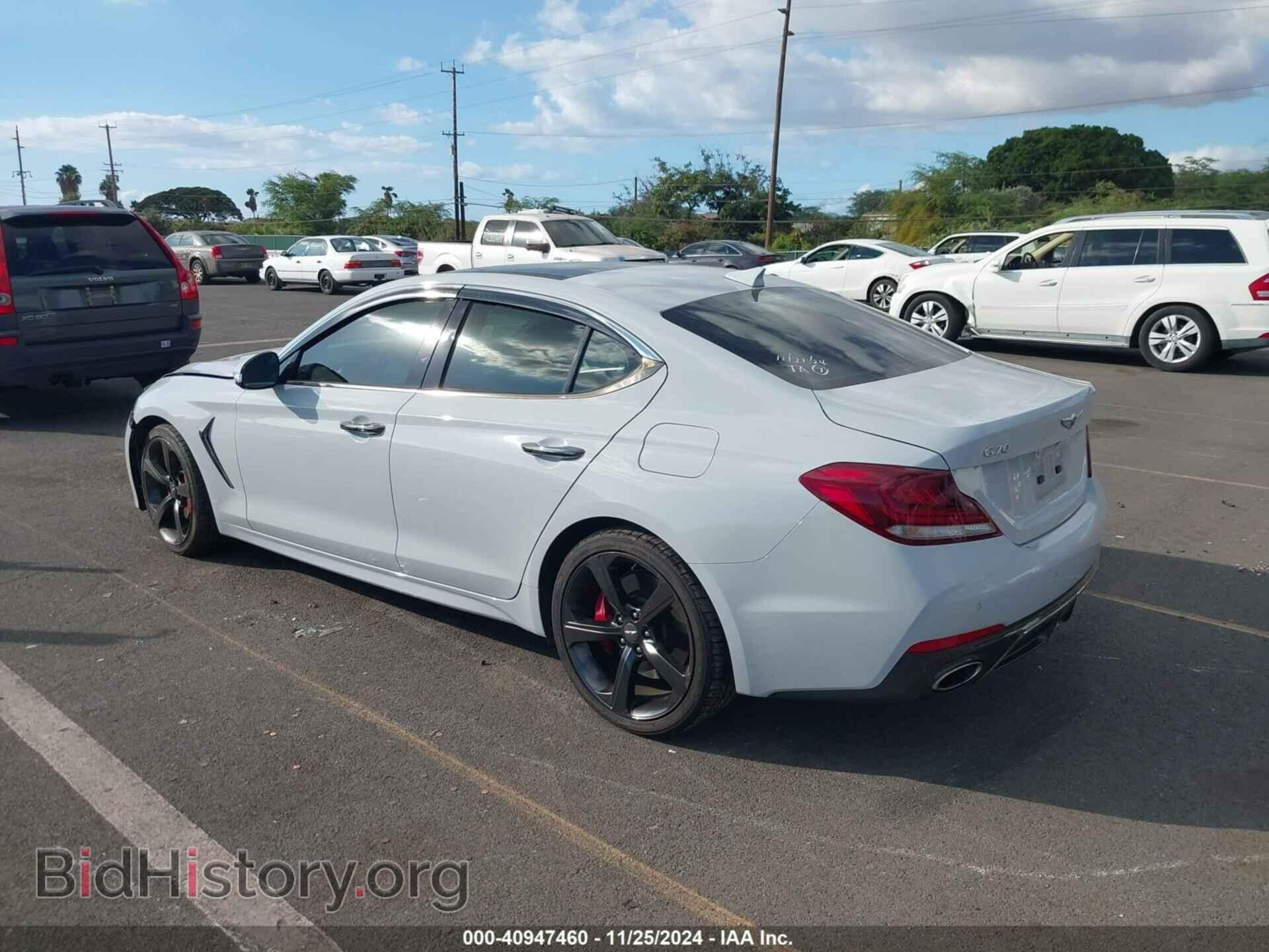 2019 GENESIS G70 - VIN: KMTG34LE5KU013649 - Фото 3