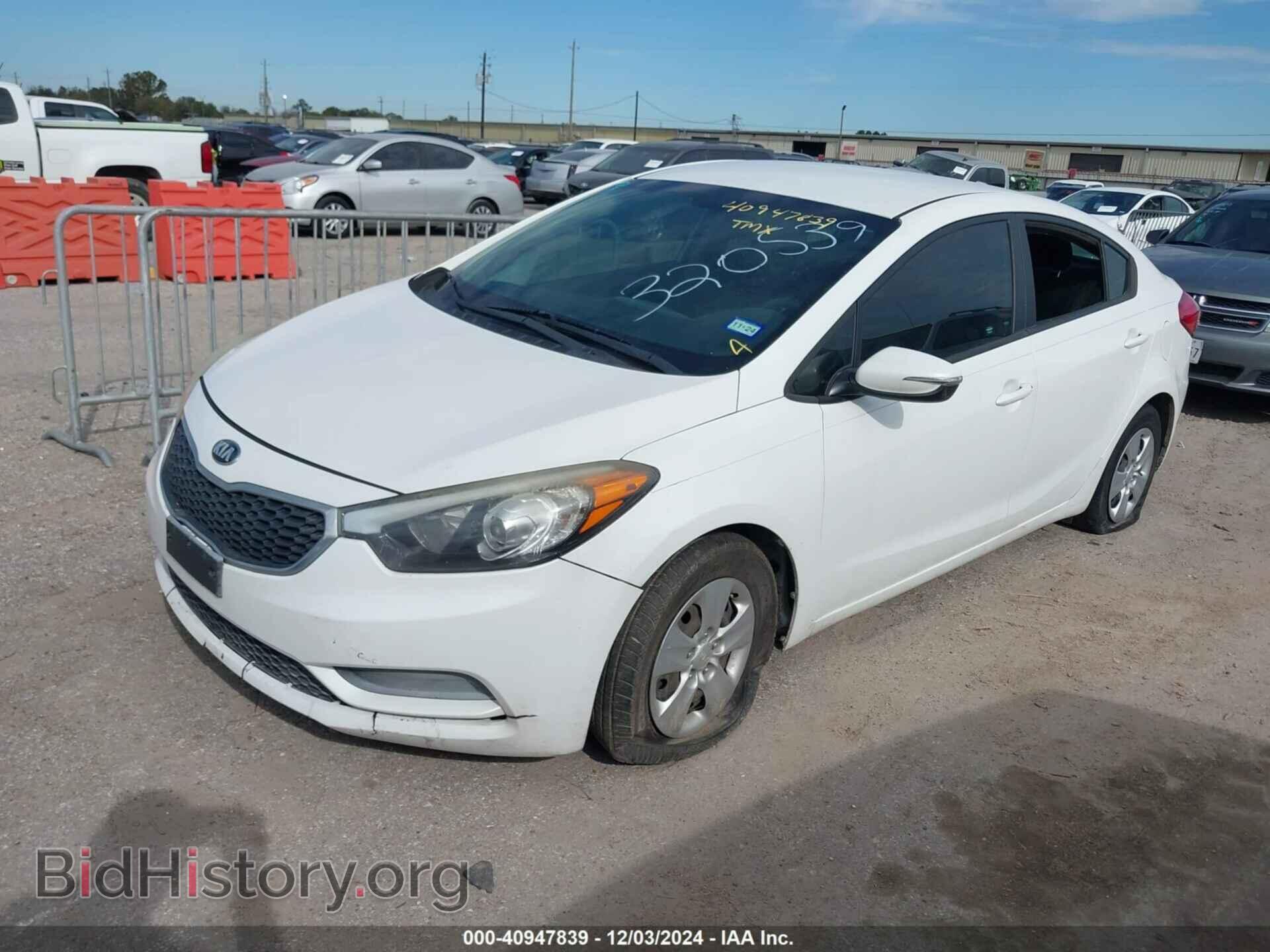 2015 KIA FORTE - VIN: KNAFX4A60F5320539 - Фото 2