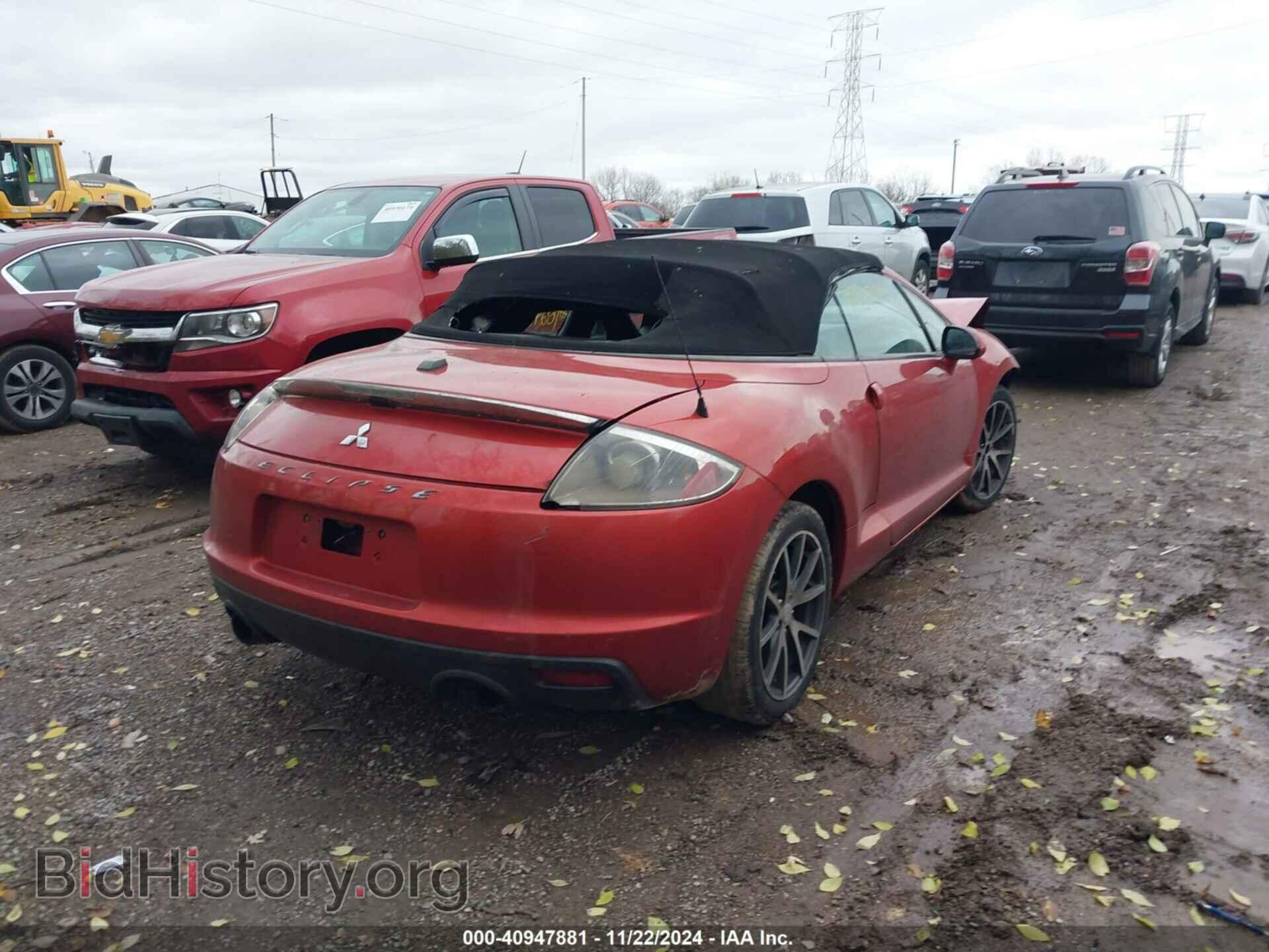 2011 MITSUBISHI ECLIPSE SPYDER - VIN: 4A37L2EF4BE003288 - Фото 4
