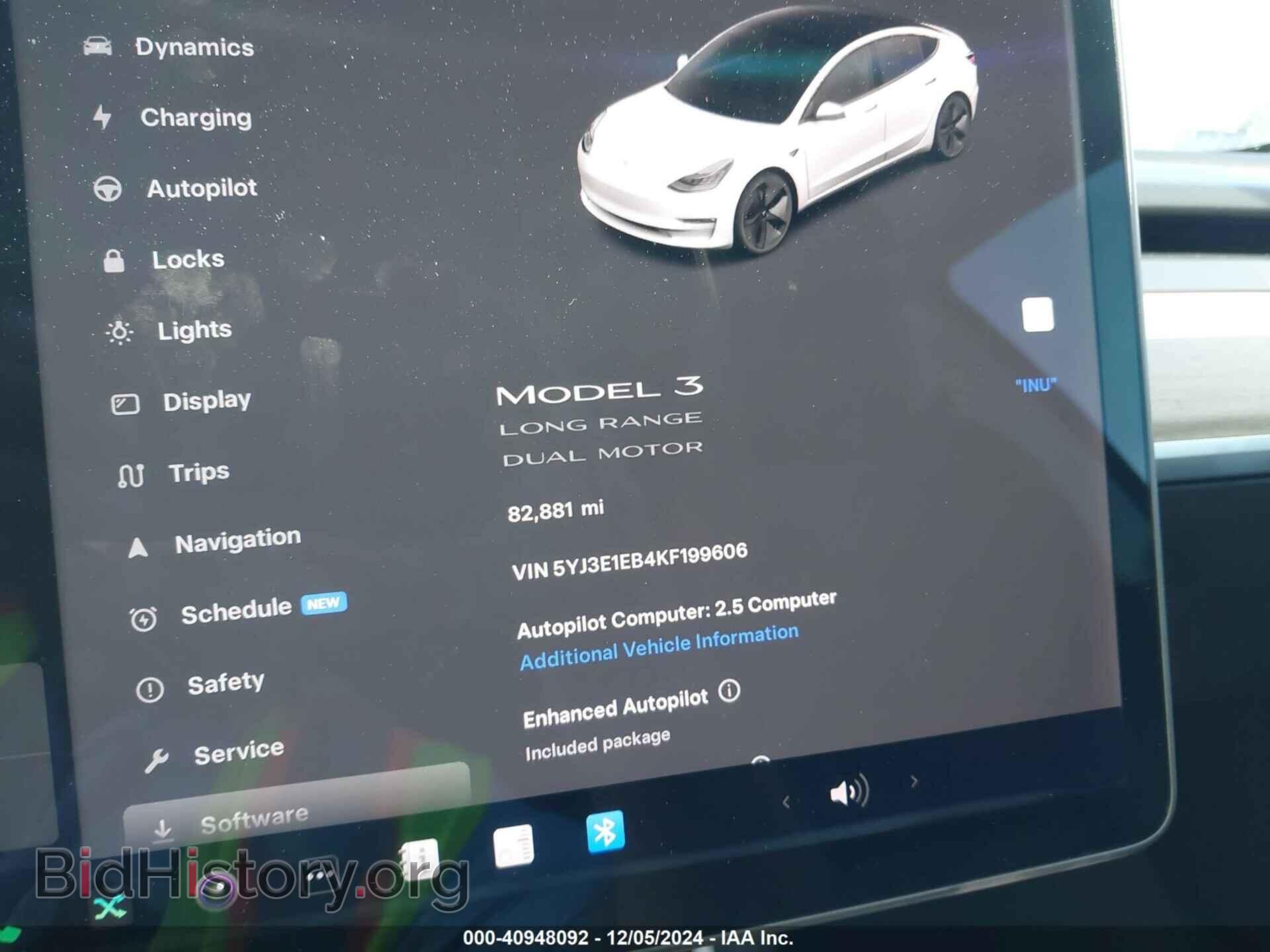 2019 TESLA MODEL 3 - VIN: 5YJ3E1EB4KF199606 - Фото 7