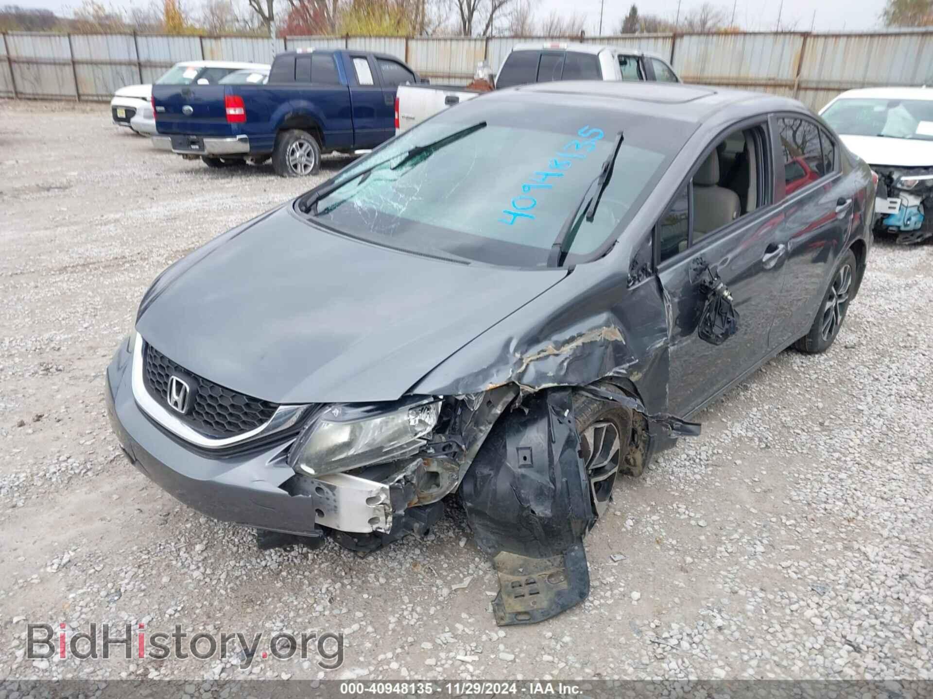 2013 HONDA CIVIC - VIN: 19XFB2F85DE216016 - Фото 2