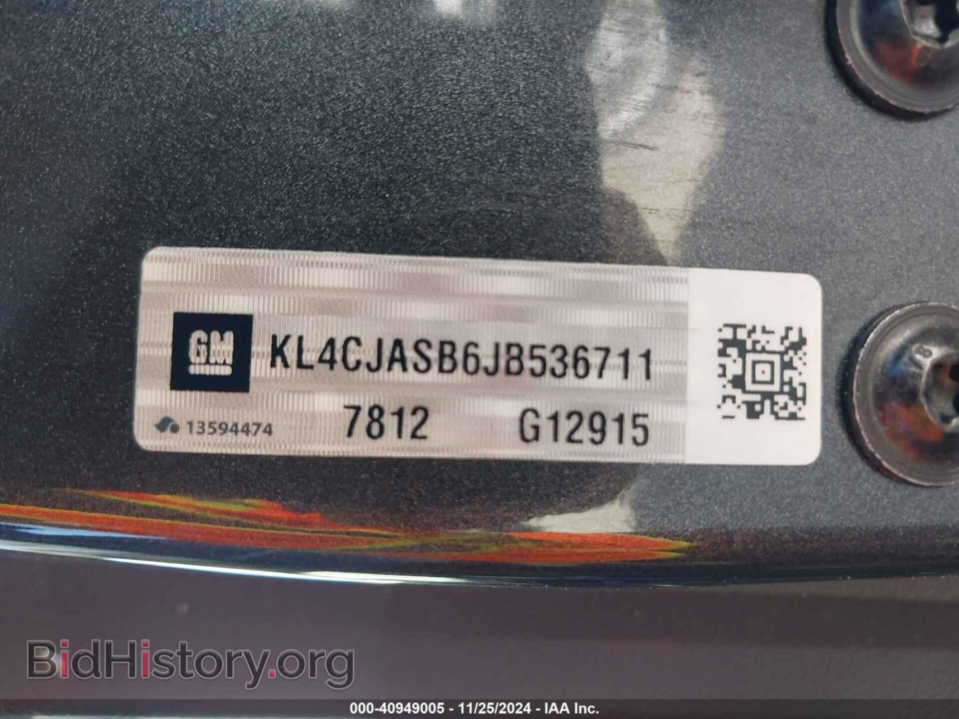 2018 BUICK ENCORE - VIN: KL4CJASB6JB536711 - Фото 9