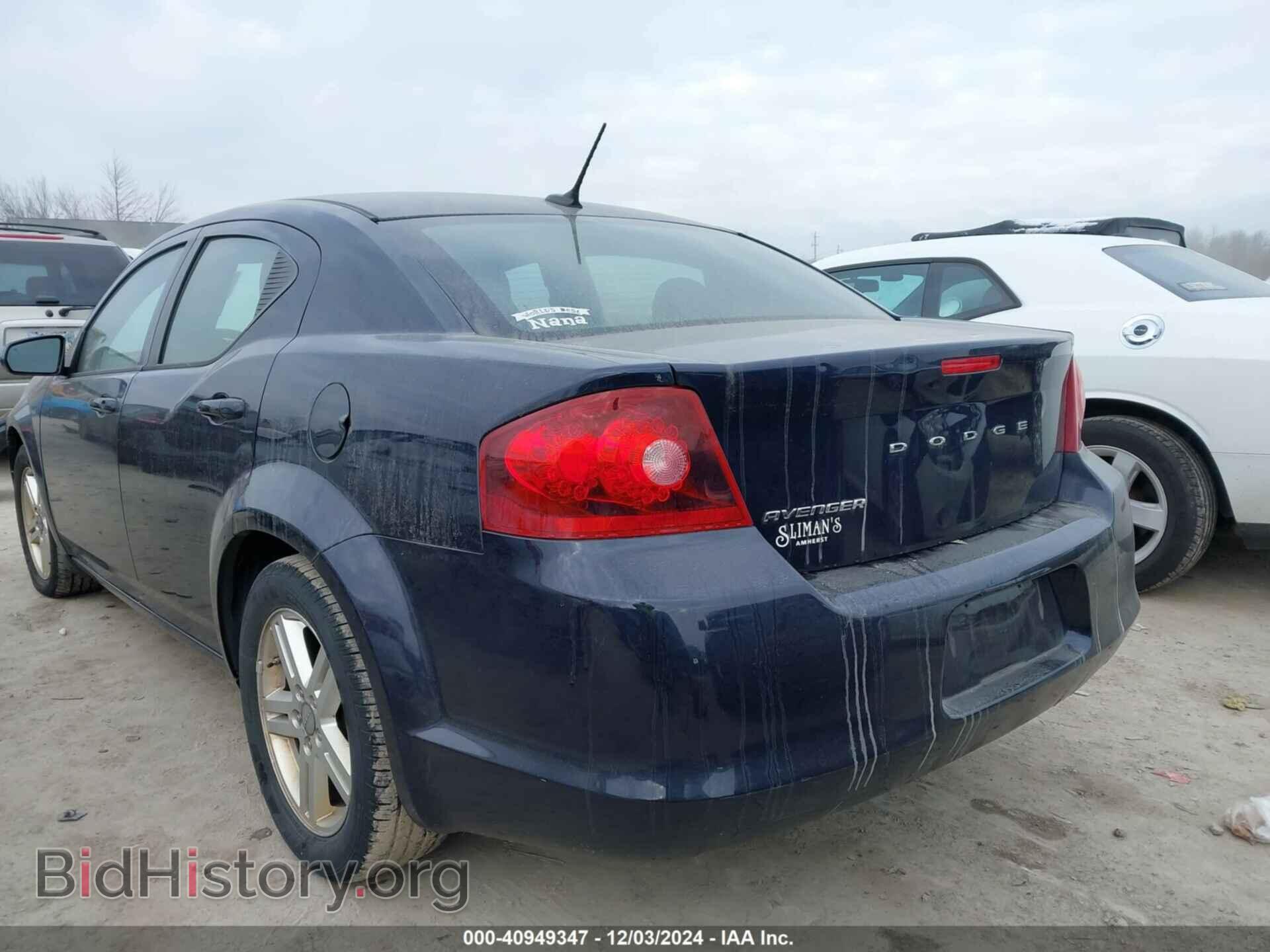 2012 DODGE AVENGER - VIN: 1C3CDZCB1CN159124 - Фото 3