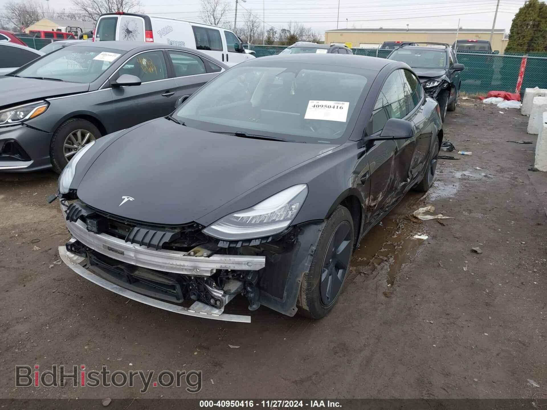 2021 TESLA MODEL 3 - VIN: 5YJ3E1EA1MF859319 - Фото 2