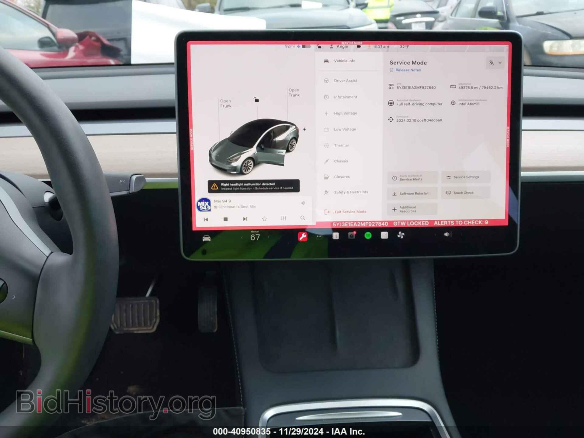 2021 TESLA MODEL 3 - VIN: 5YJ3E1EA2MF927840 - Photo 7