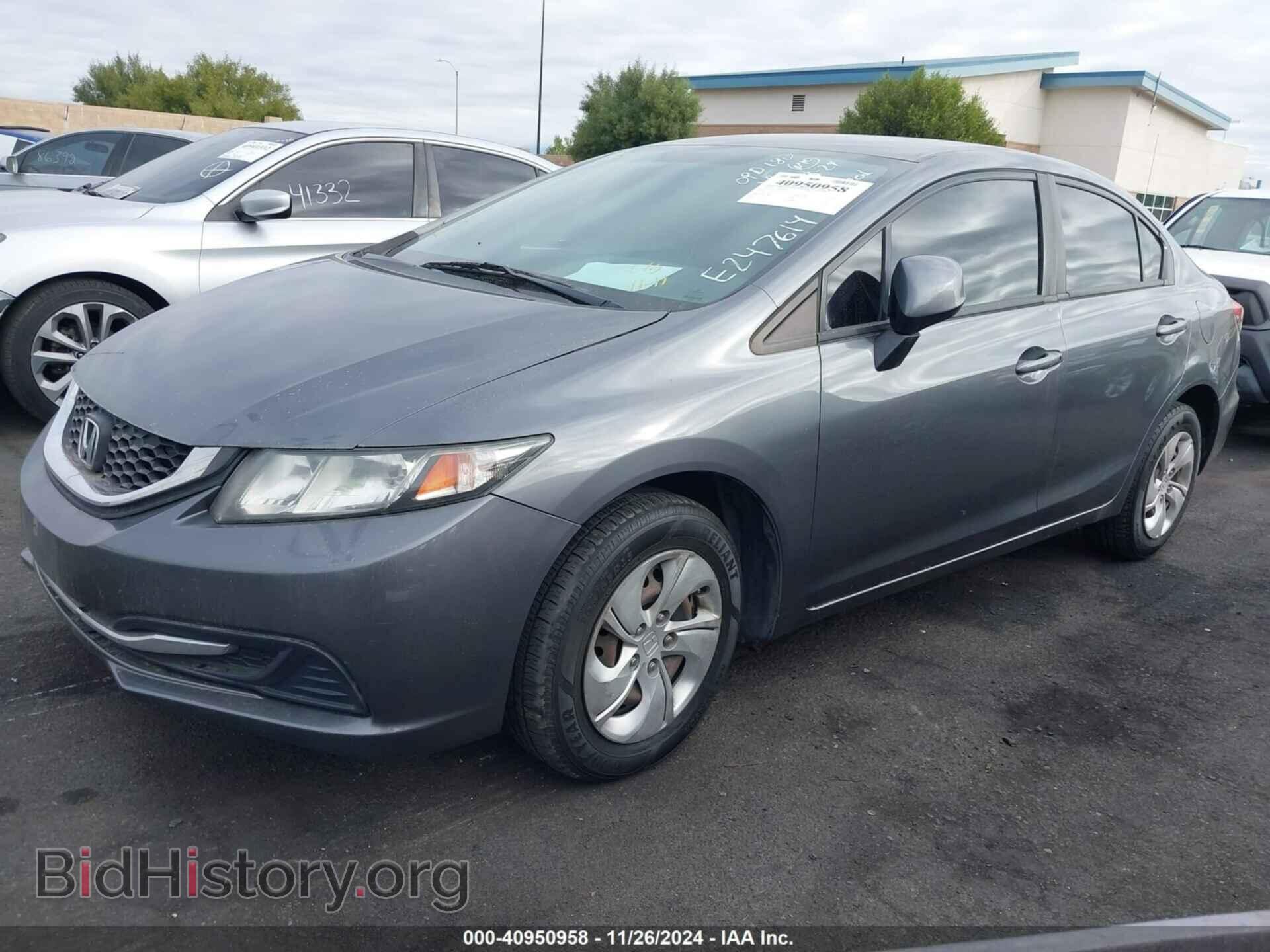 2013 HONDA CIVIC - VIN: 19XFB2F57DE247614 - Фото 2