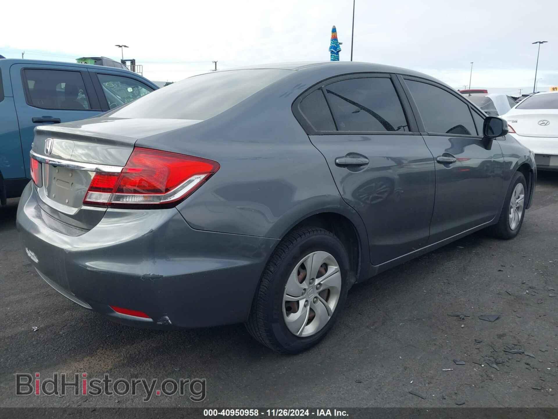 2013 HONDA CIVIC - VIN: 19XFB2F57DE247614 - Фото 4