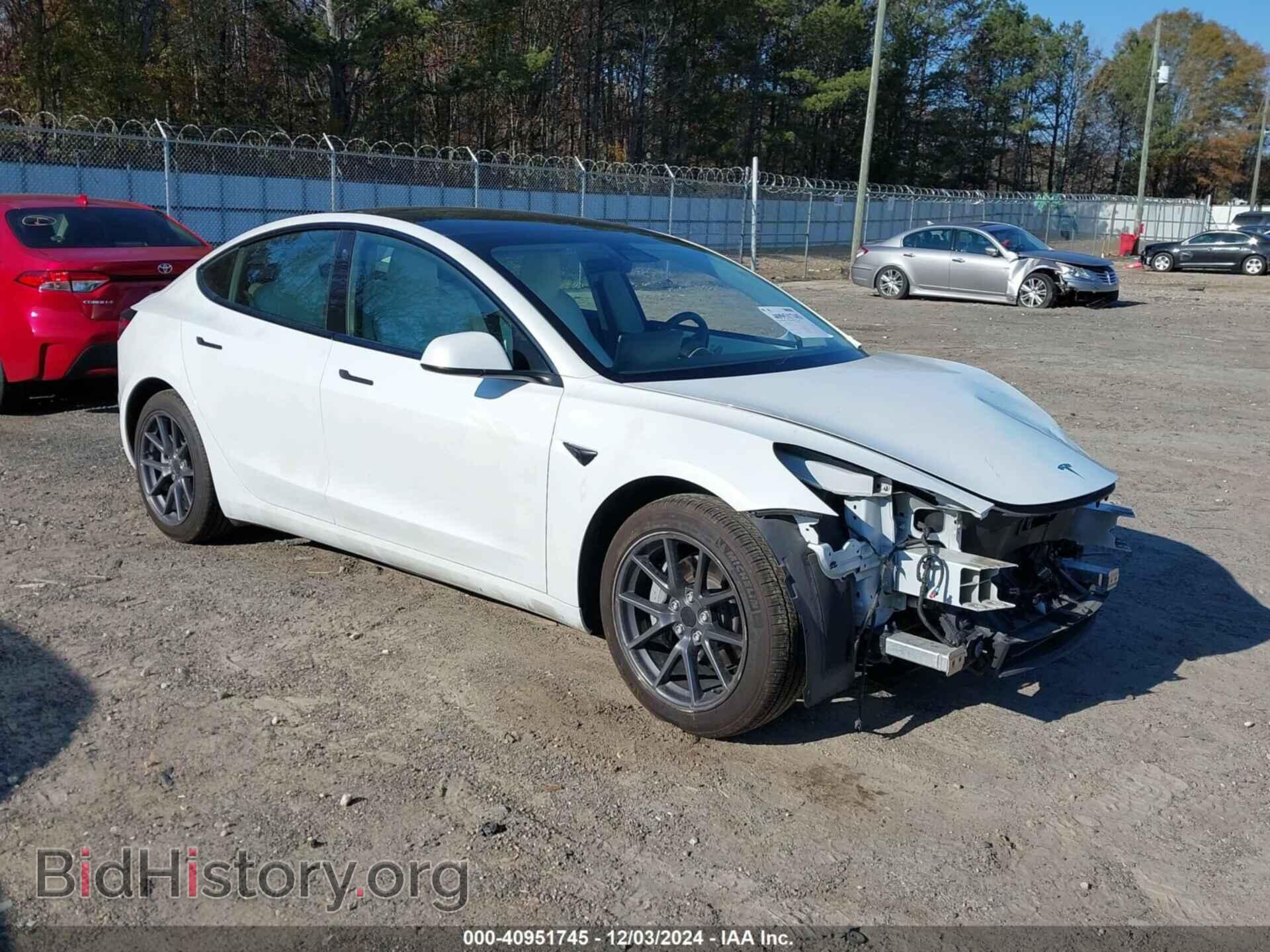 Photo 5YJ3E1EA8MF851900 - TESLA MODEL 3 2021