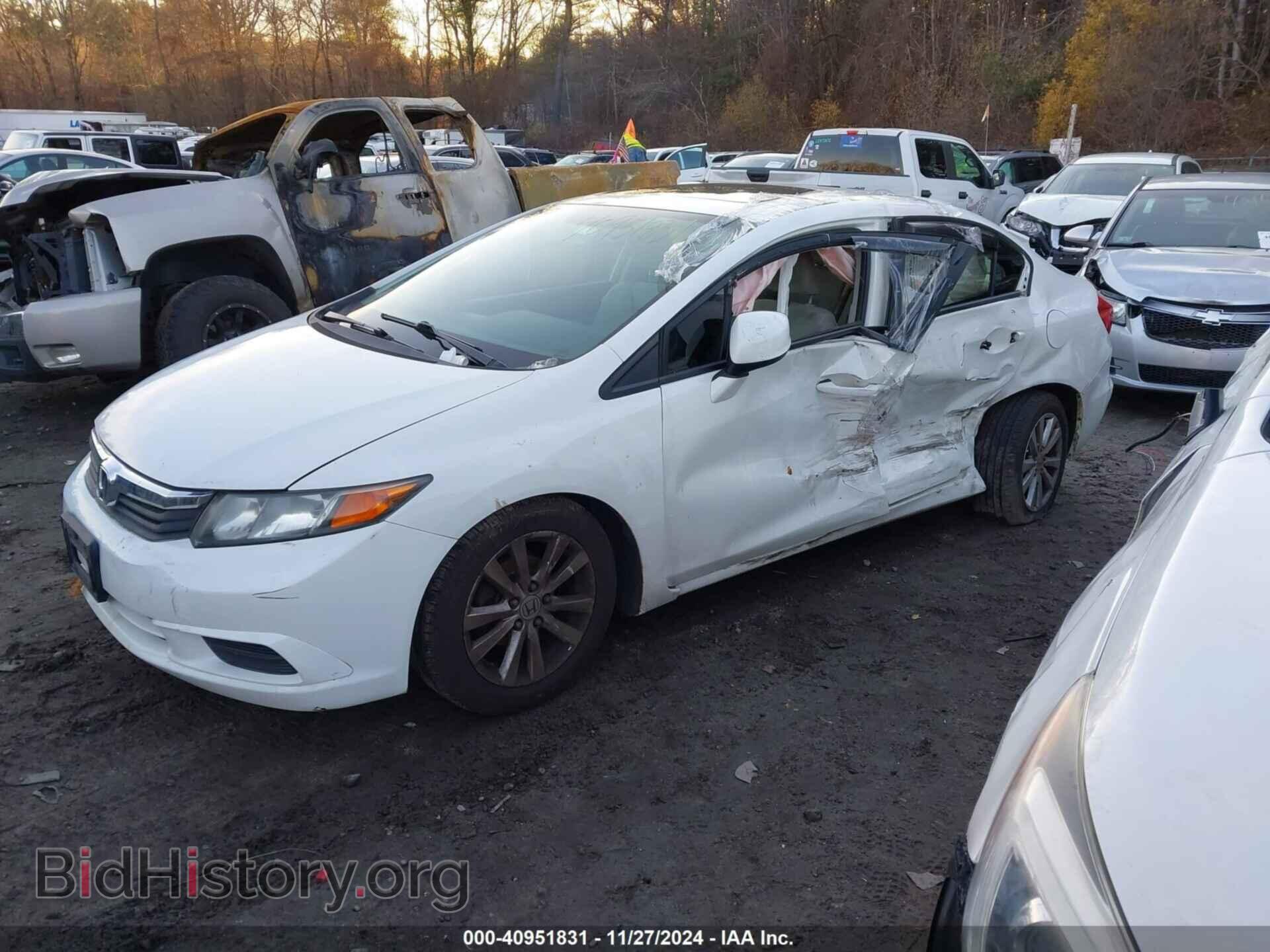 2012 HONDA CIVIC - VIN: 2HGFB2F85CH609518 - Фото 2
