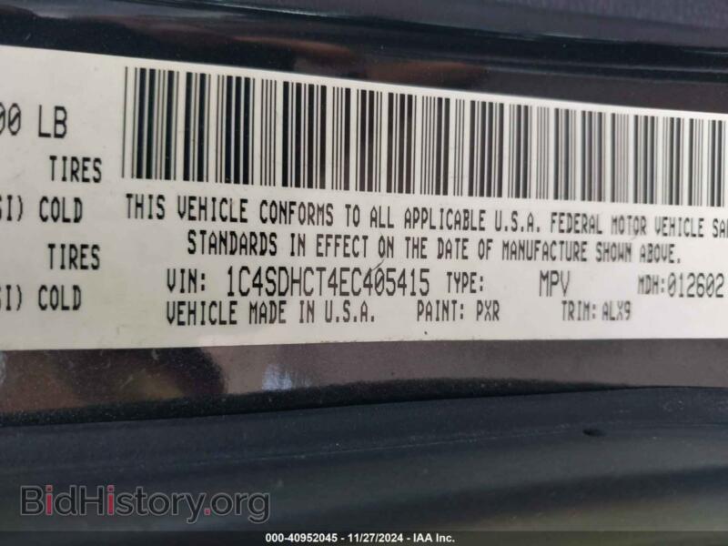 2014 Dodge DURANGO (VIN 1C4SDHCT4EC405415) — photo 9 of 18