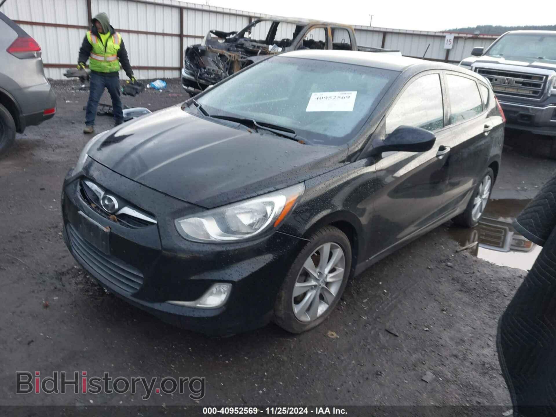 2012 HYUNDAI ACCENT - VIN: KMHCU5AE6CU024949 - Фото 2