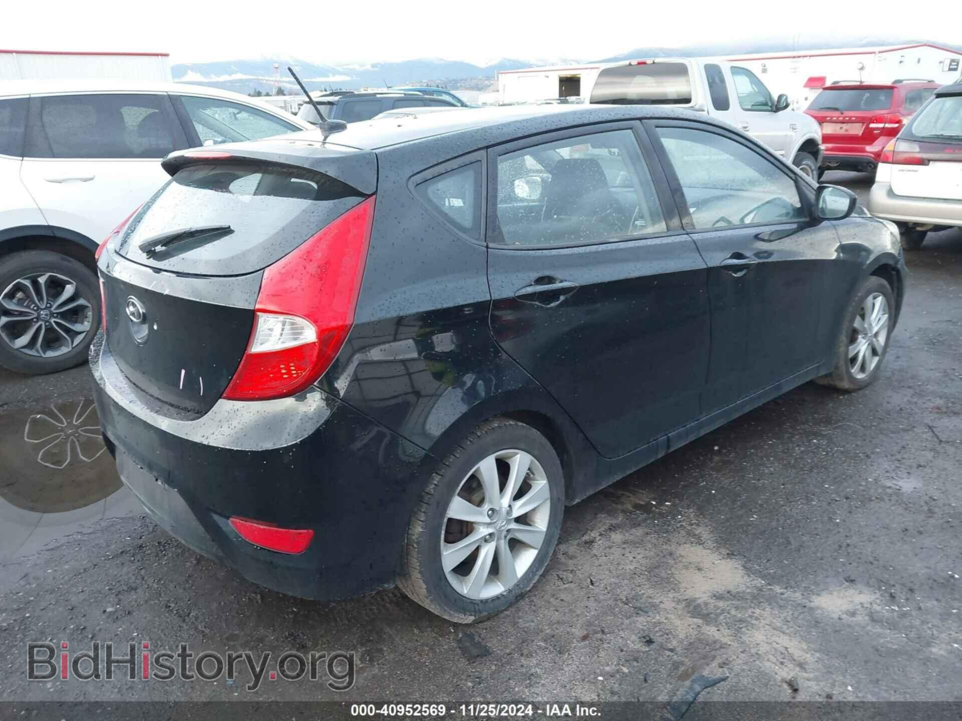 2012 HYUNDAI ACCENT - VIN: KMHCU5AE6CU024949 - Фото 4