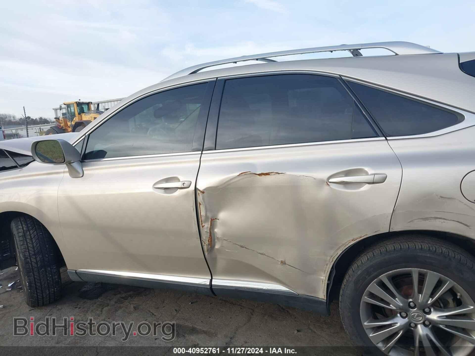 2013 LEXUS RX 350 - VIN: JTJBK1BA9D2026523 - Фото 14