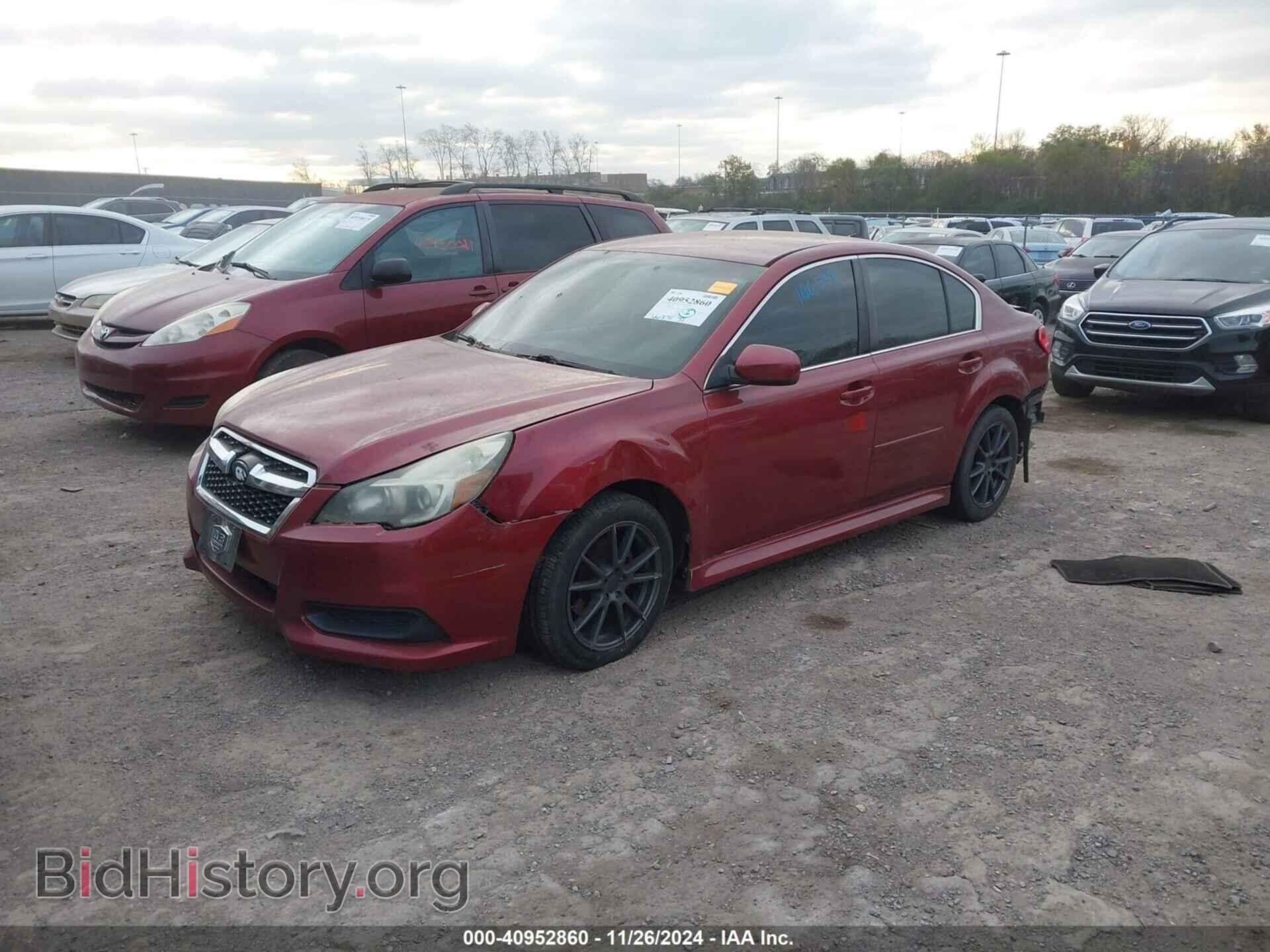 2013 SUBARU LEGACY - VIN: 4S3BMCB62D3026510 - Фото 2