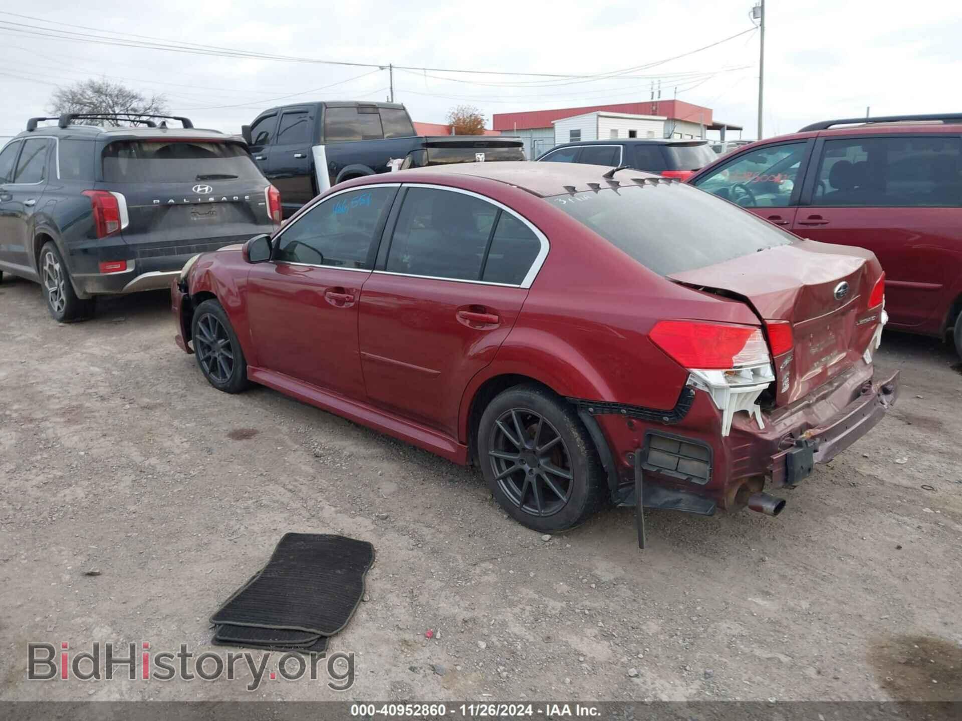 2013 SUBARU LEGACY - VIN: 4S3BMCB62D3026510 - Фото 3