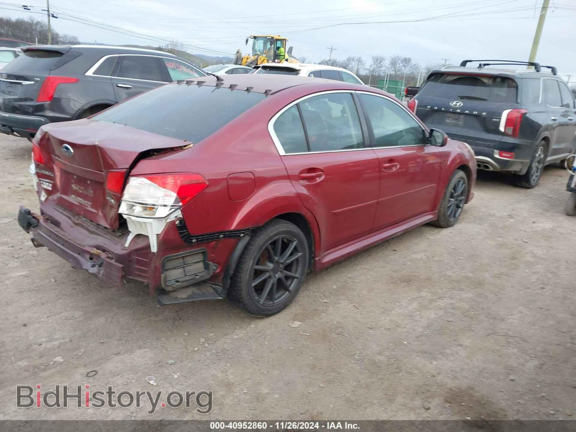 2013 SUBARU LEGACY - VIN: 4S3BMCB62D3026510 - Фото 4