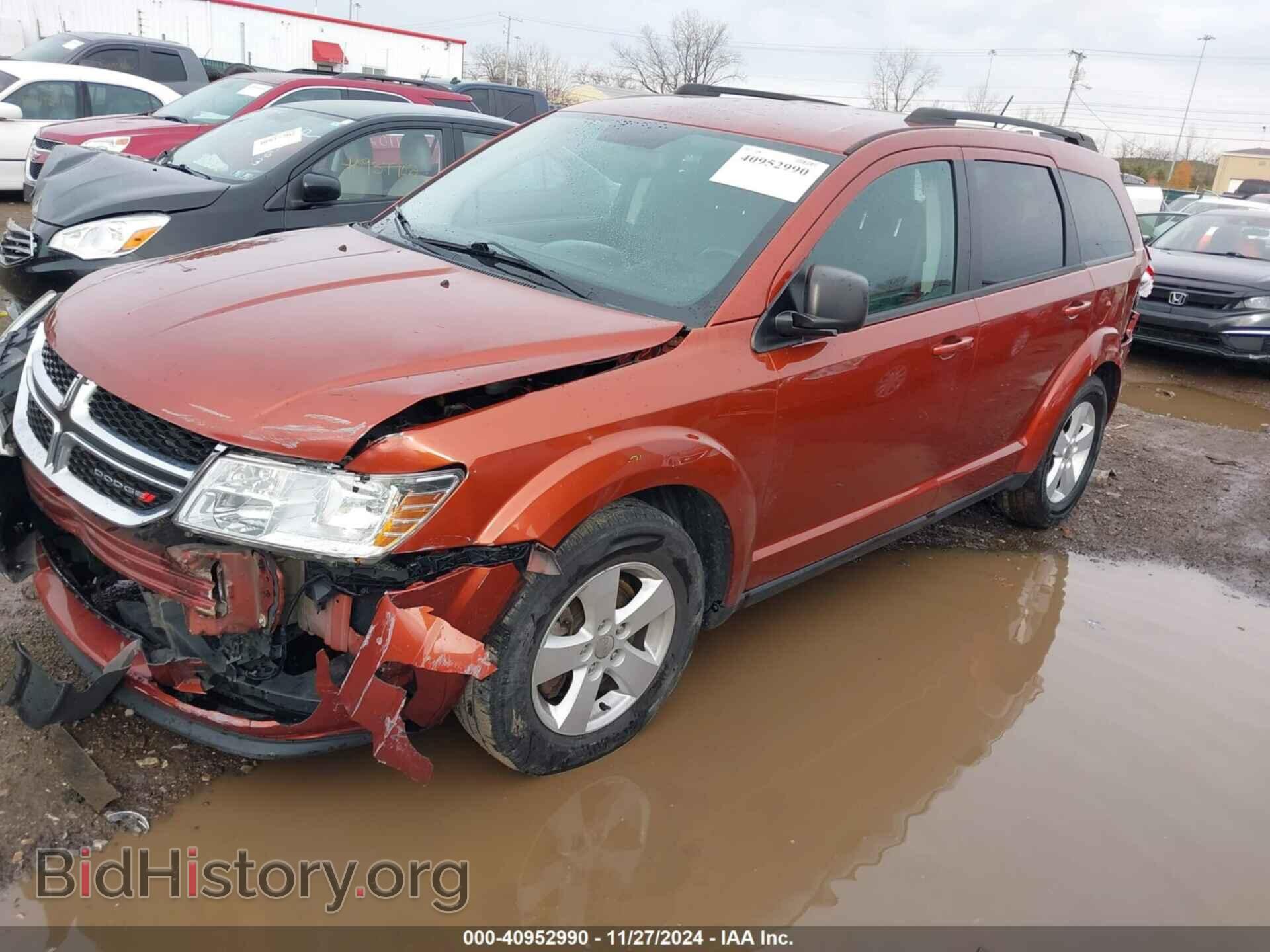2013 DODGE JOURNEY - VIN: 3C4PDCAB7DT558618 - Фото 2