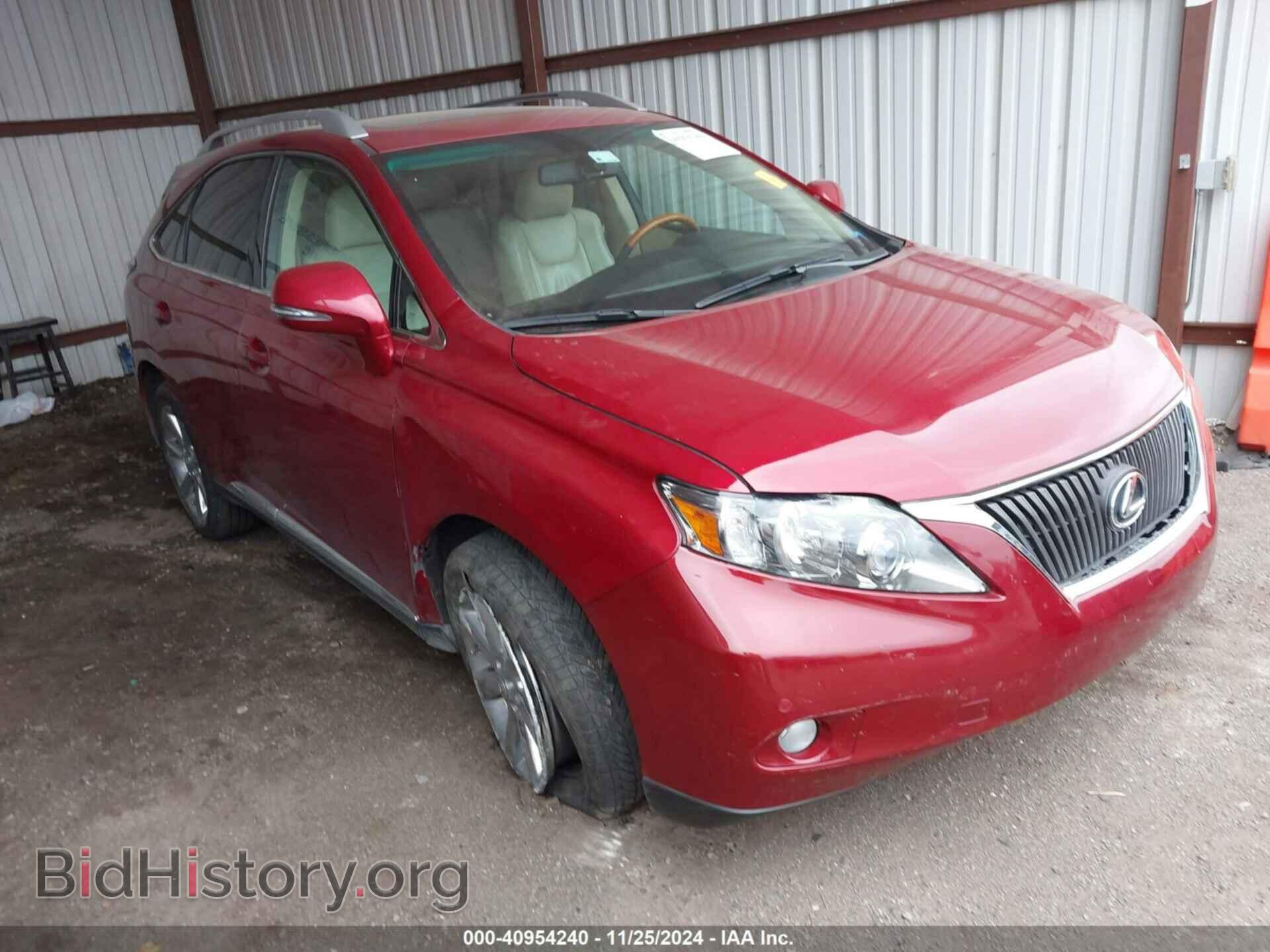 Photo 2T2BK1BA0BC100294 - LEXUS RX 350 2011
