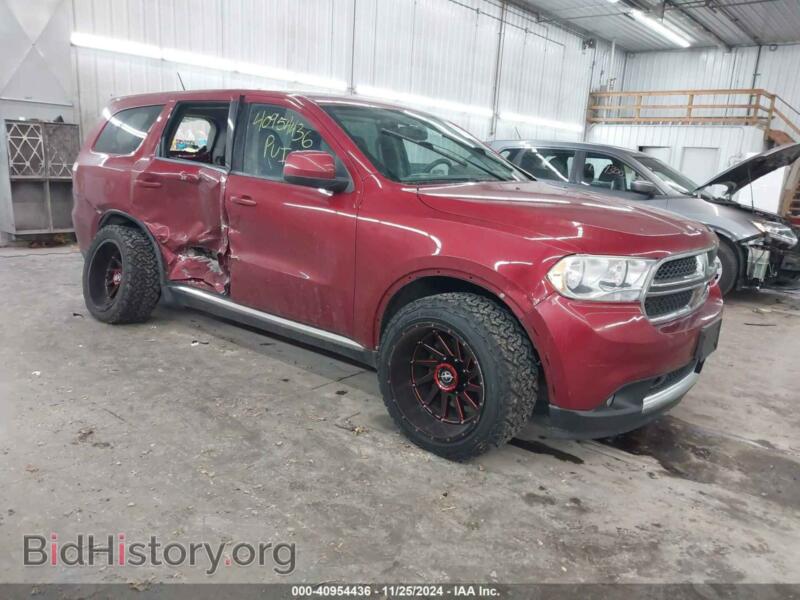 2013 Dodge DURANGO SXT (VIN 1C4RDJAG1DC681402) — фото 1 из 16, IAAI, повреждение: правый бок