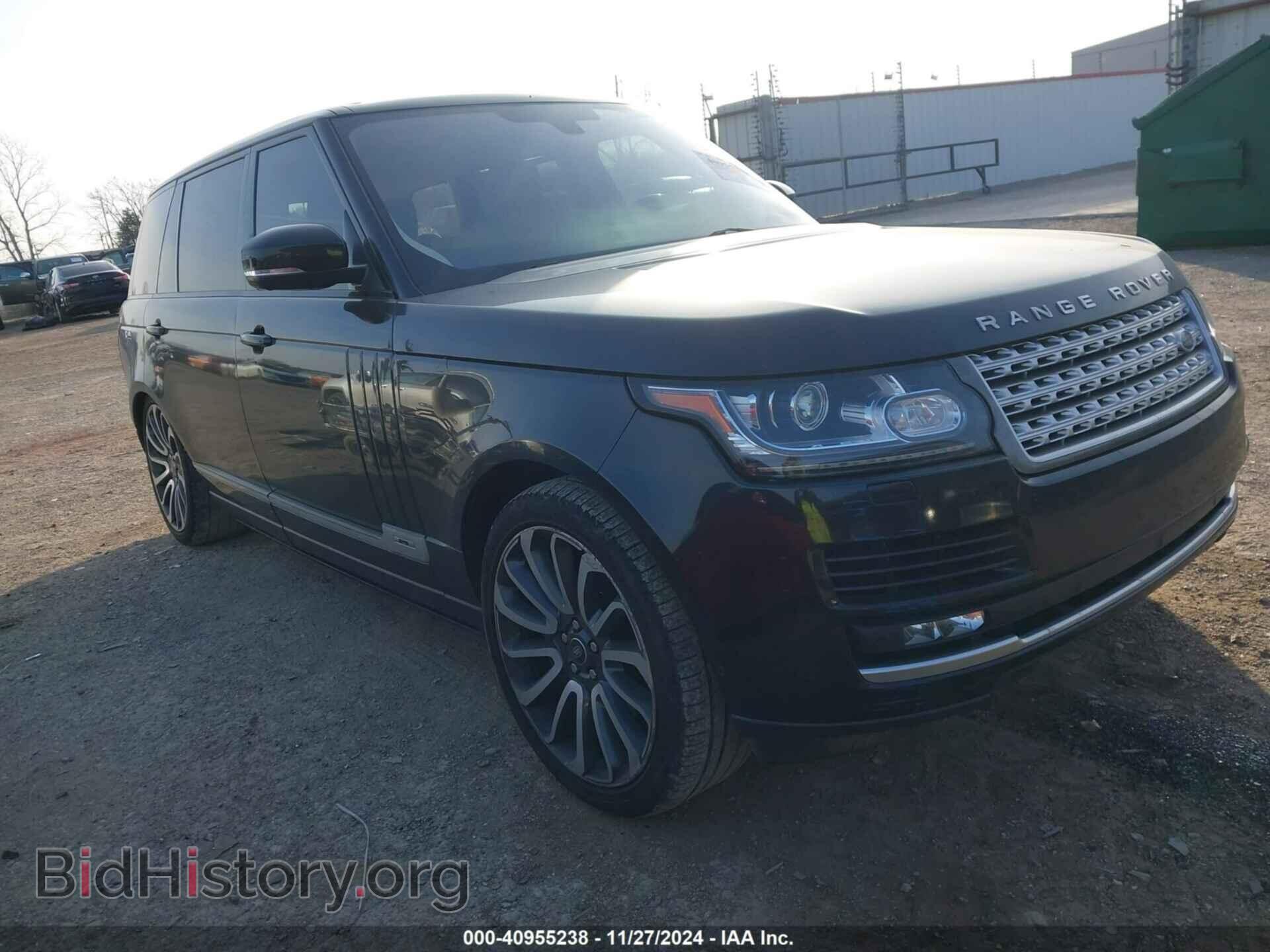 Фотография SALGS3EF8GA308893 - LAND ROVER RANGE ROVER 2016