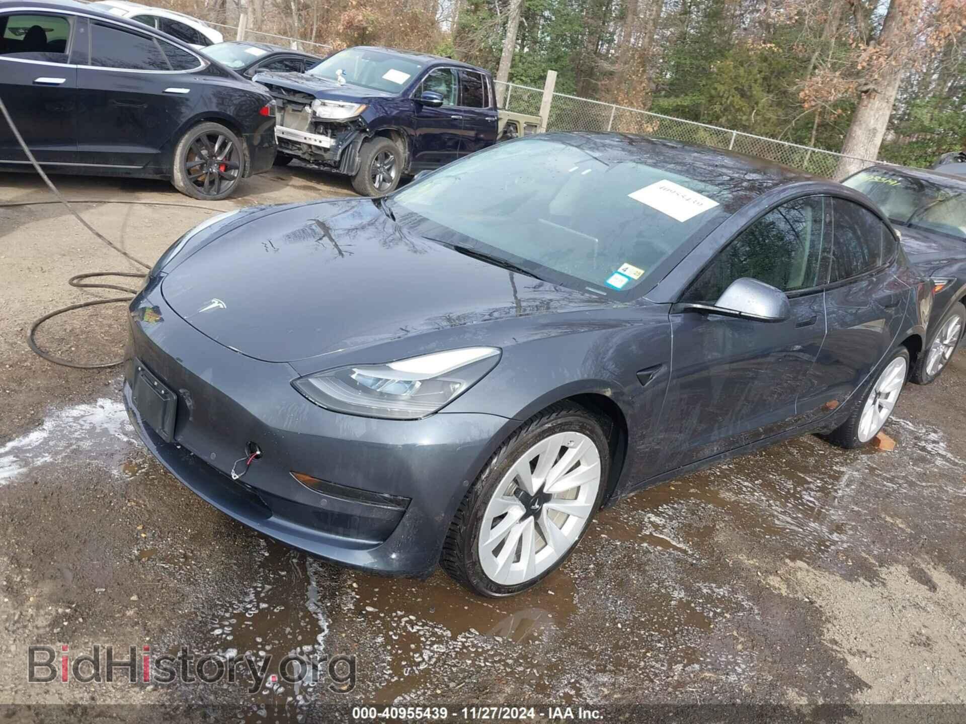 2022 TESLA MODEL 3 - VIN: 5YJ3E1EA3NF370650 - Фото 2