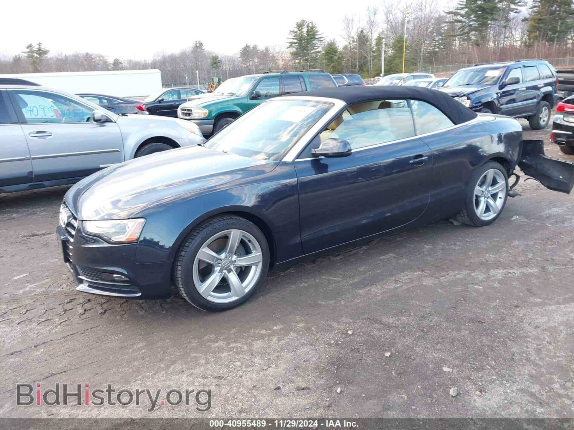 2013 AUDI A5 - VIN: WAULFAFH3DN002944 - Photo 2