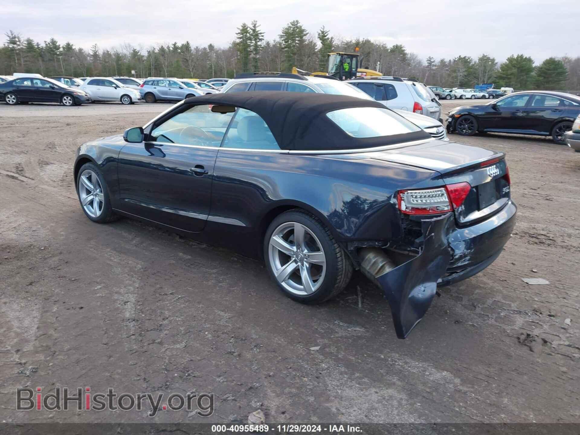 2013 AUDI A5 - VIN: WAULFAFH3DN002944 - Photo 3